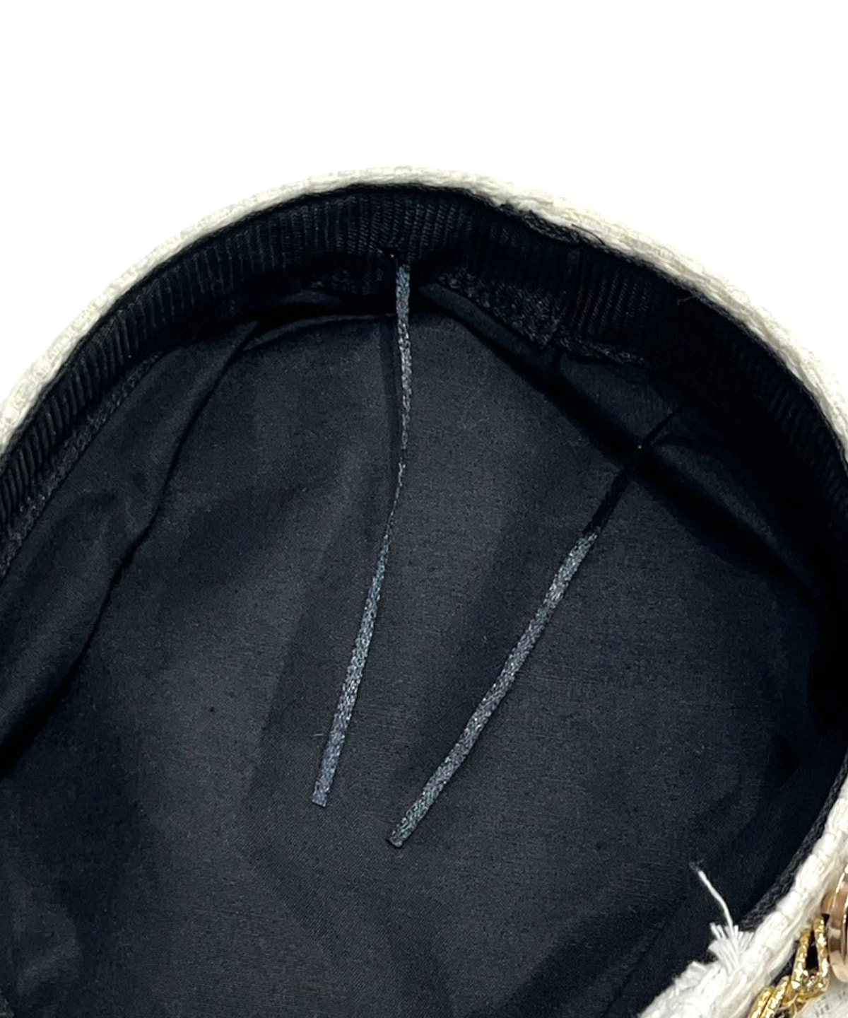 ゴールドチェーンキャスケット