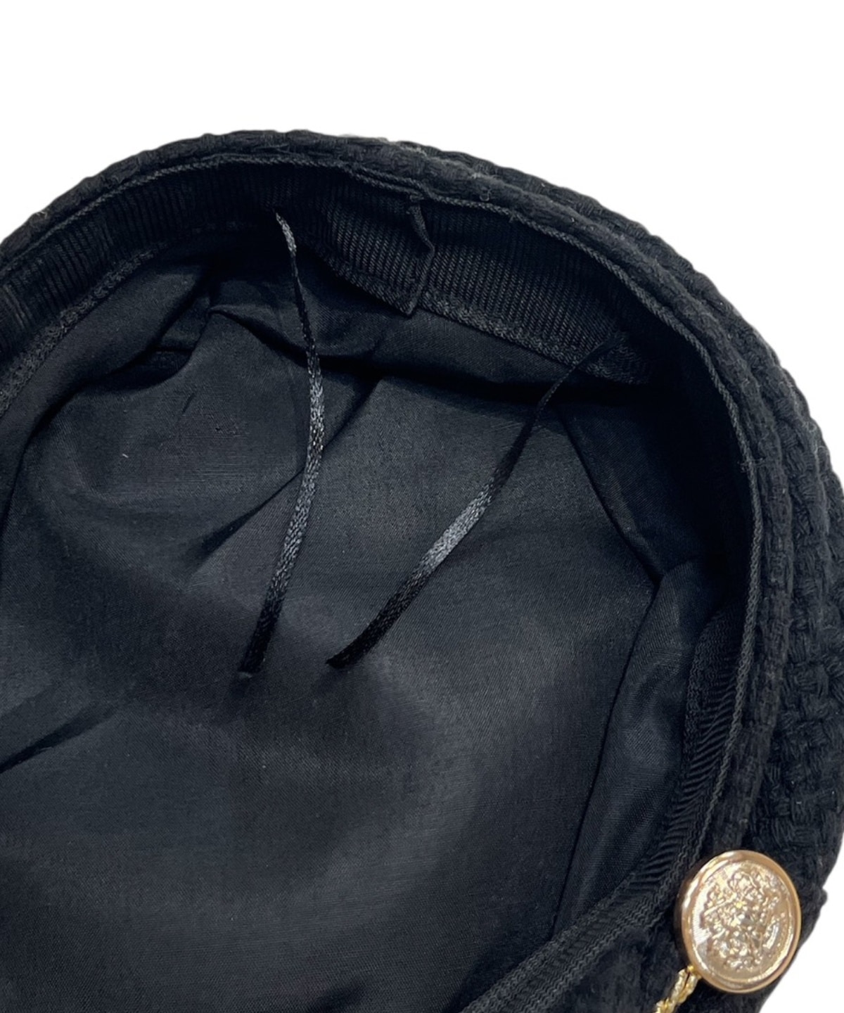 ゴールドチェーンキャスケット