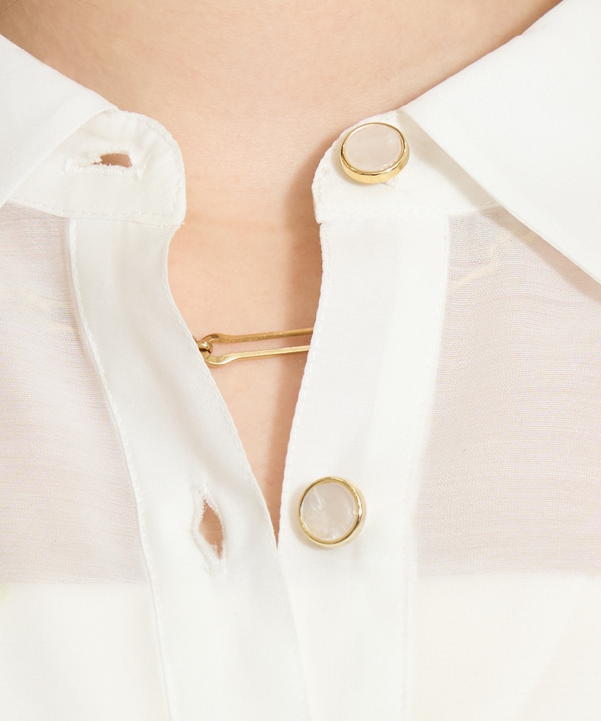 エアリーシアーシャツ