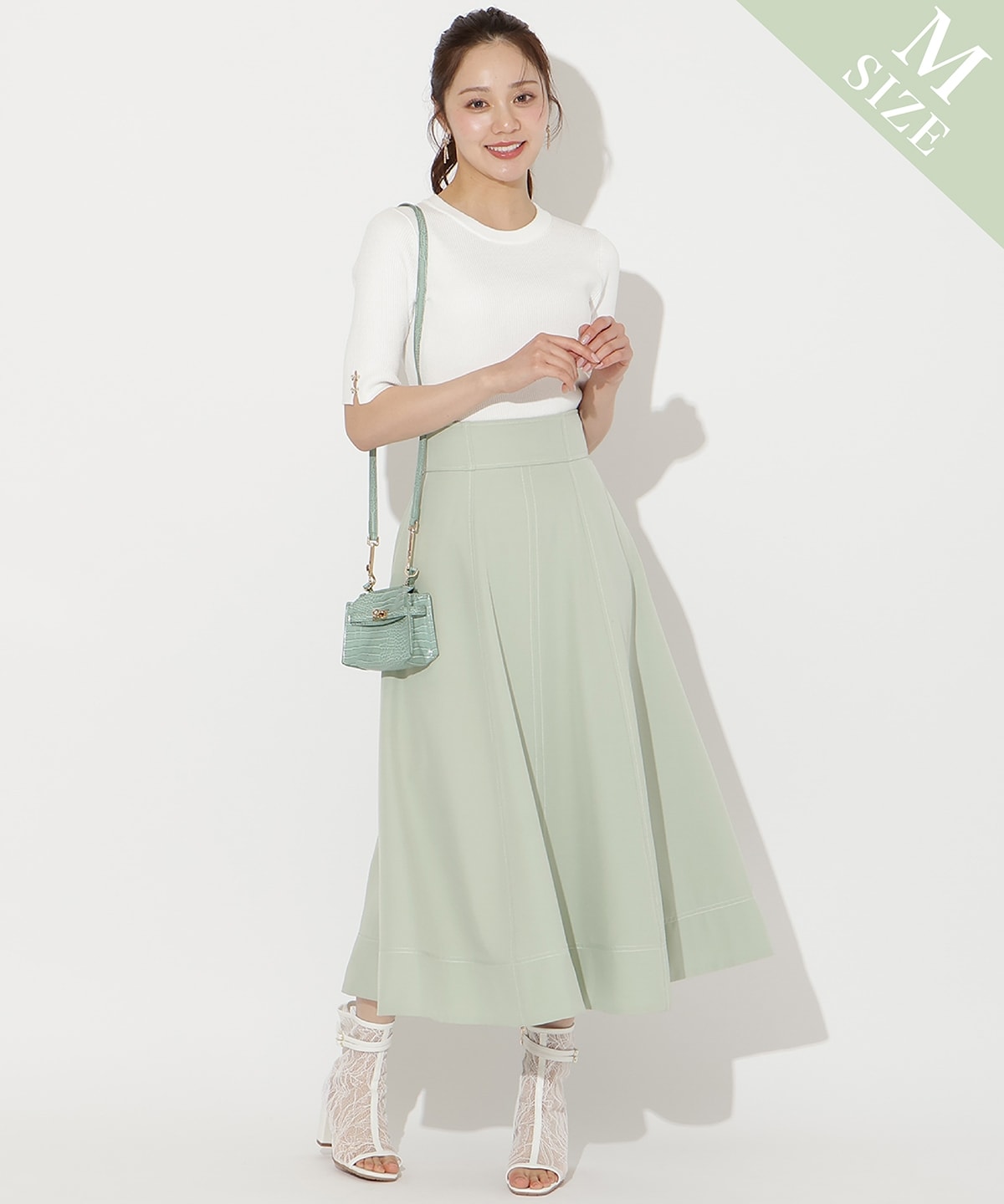 【3/19(thu)10時発売】ライトデニムフレアスカート