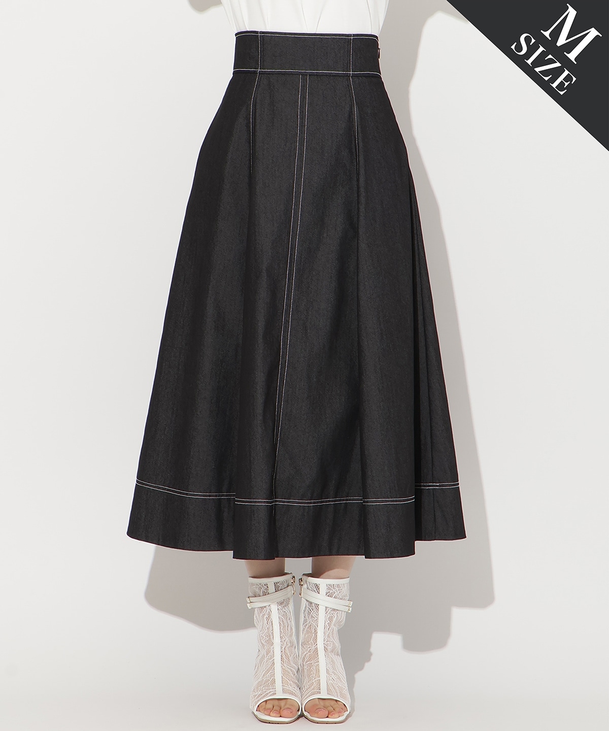 【3/19(thu)10時発売】ライトデニムフレアスカート