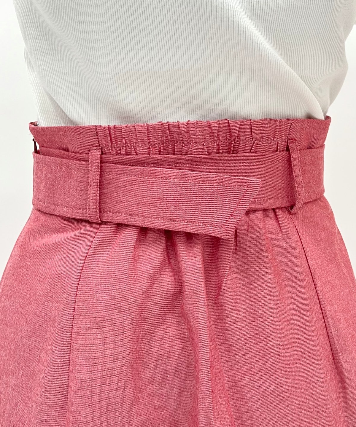 ベルト付きハンカチヘムスカート