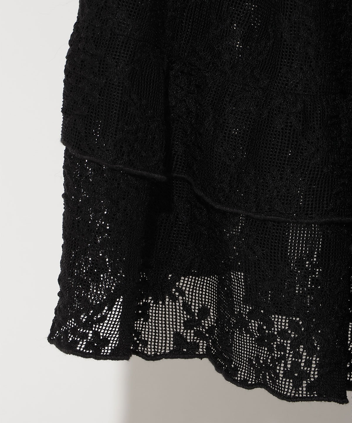 レースフリルティアードスカート