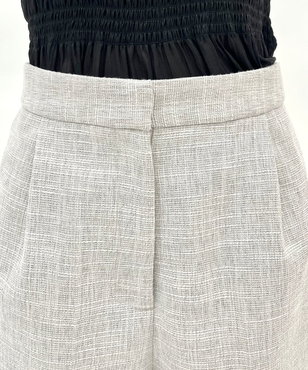 タックツイードショートパンツ