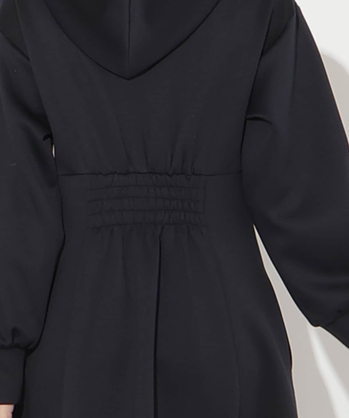 【2/27(fri)20時発売】ハイウエスト切替パーカーワンピース