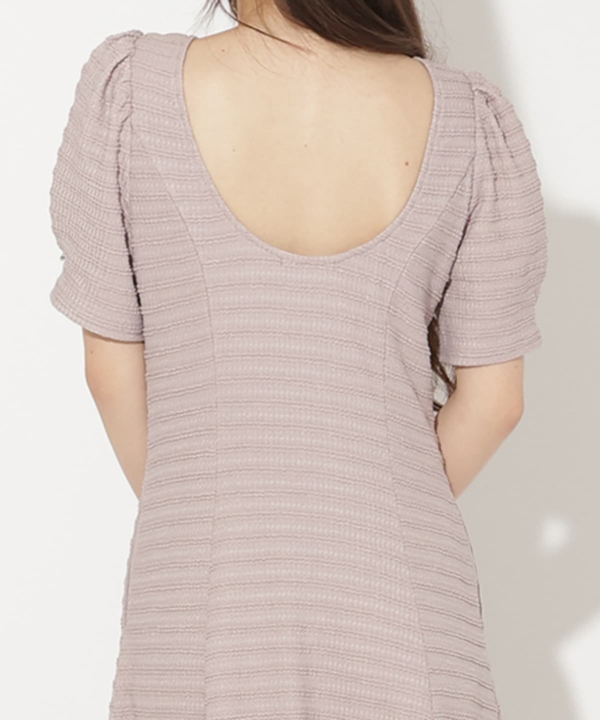 【4/24(fri)10時発売】バックオープンフレアカットワンピース