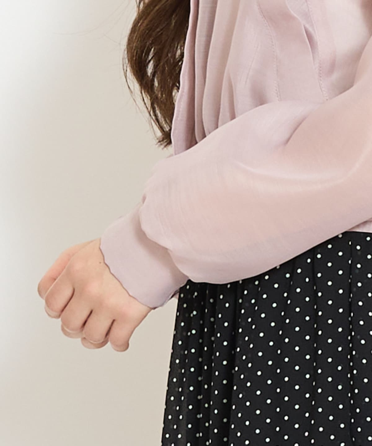 シアーフードブルゾン