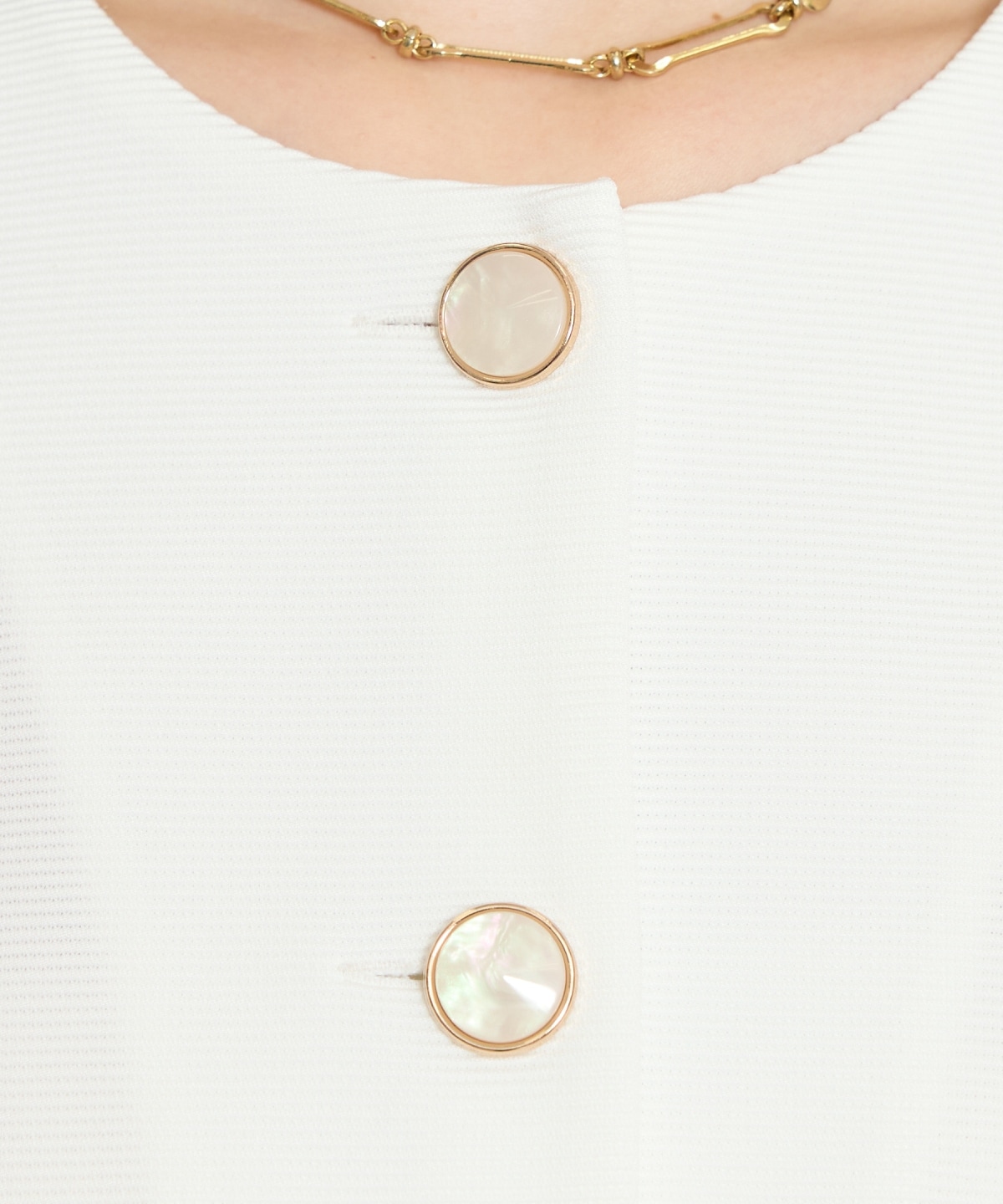 ノーカラーポンチジャケット