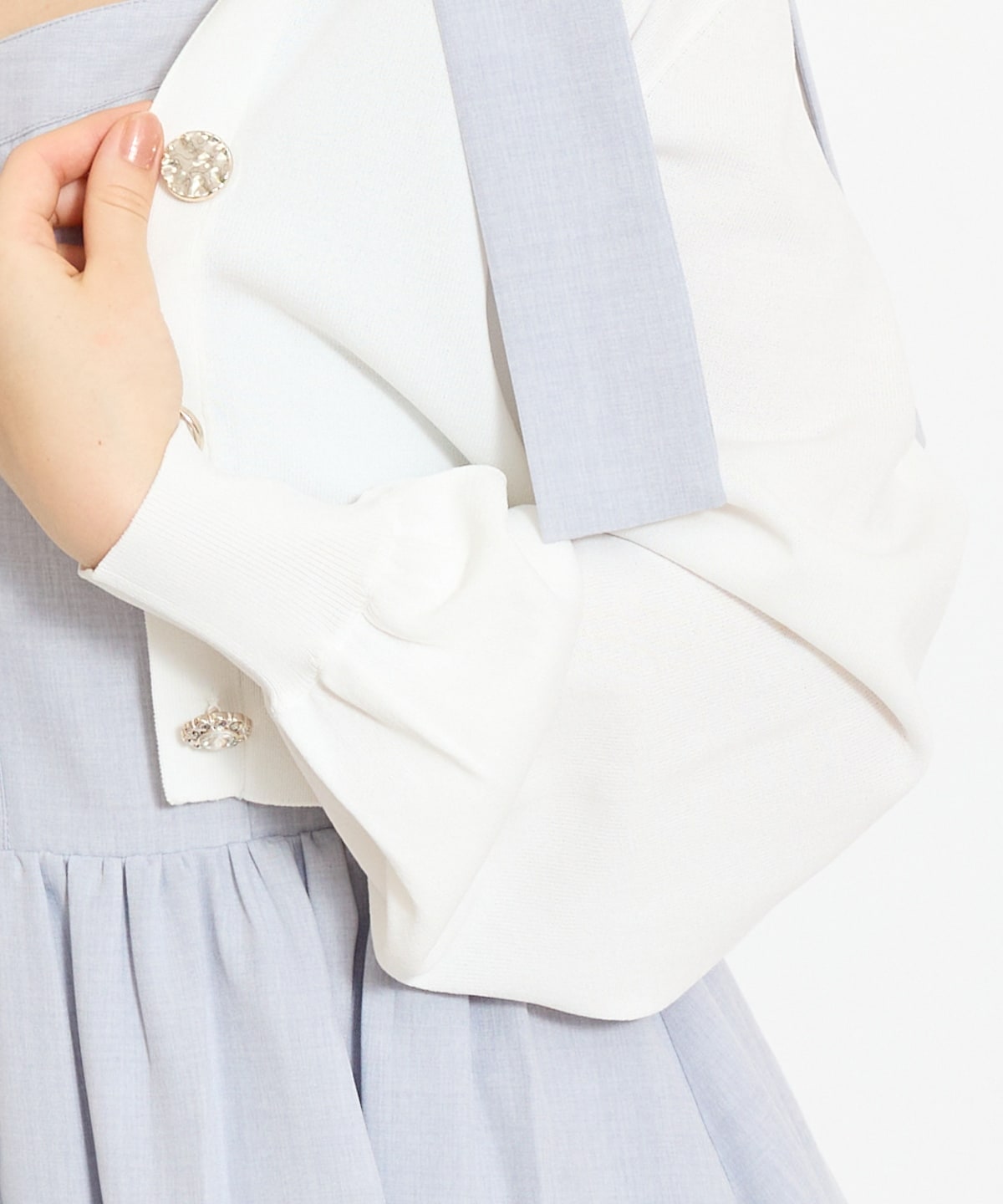 アソートボタンUVカットカーディガン