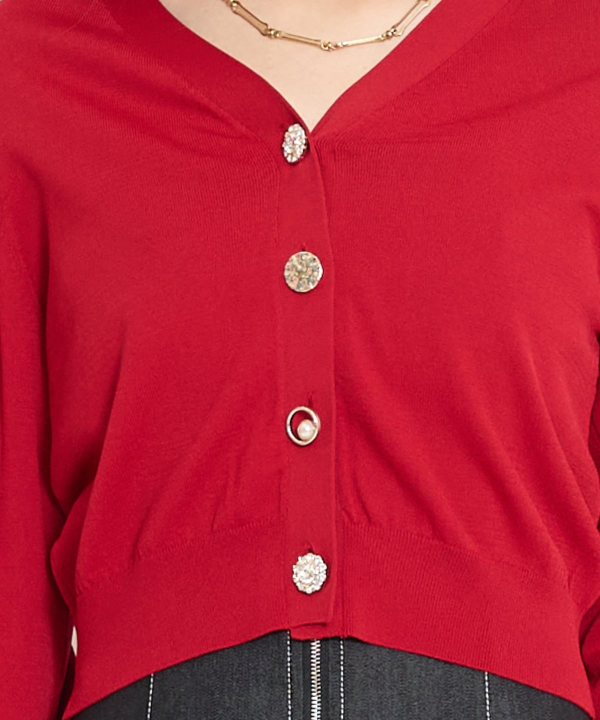 アソートボタンUVカットカーディガン