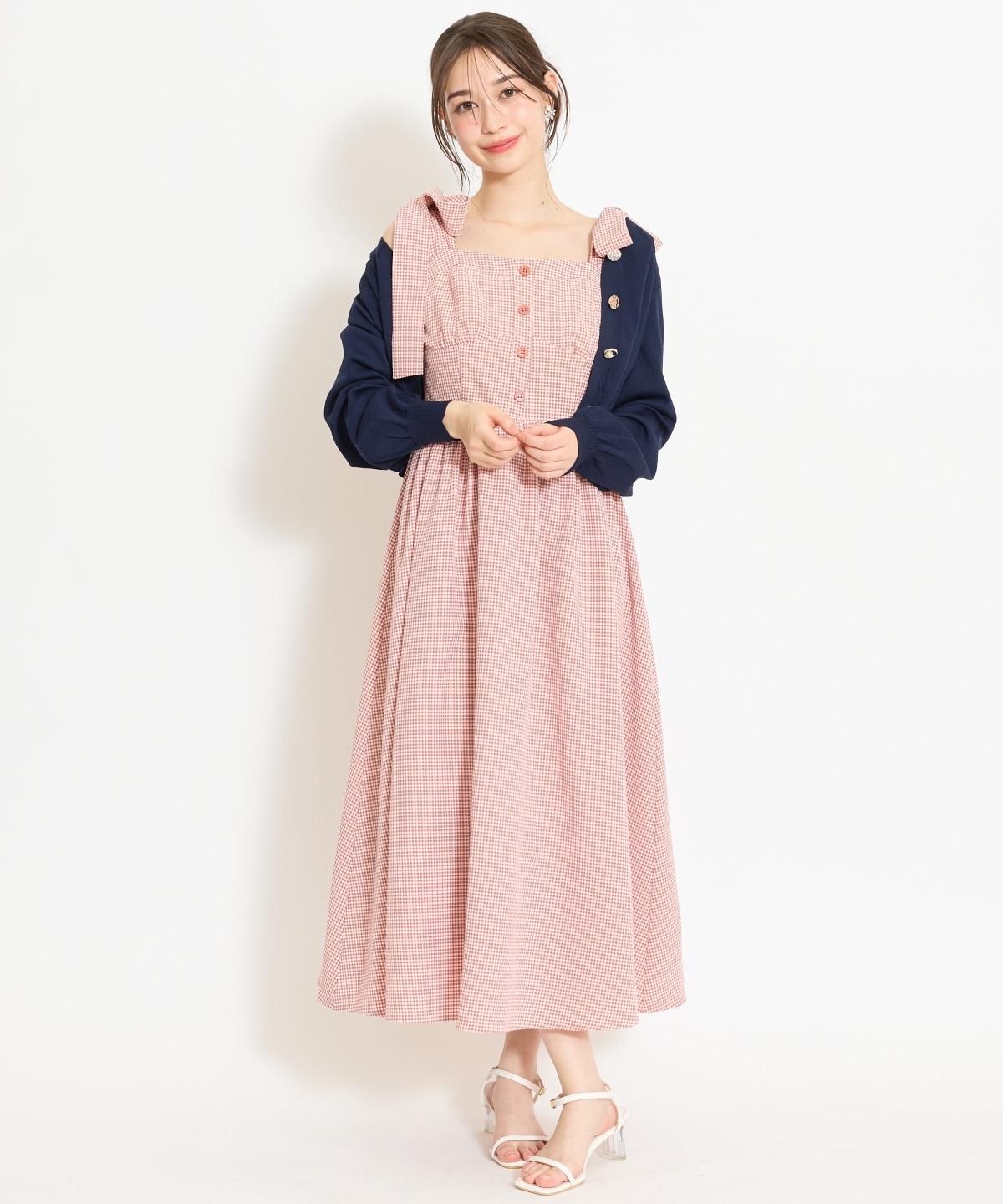 アソートボタンUVカットカーディガン