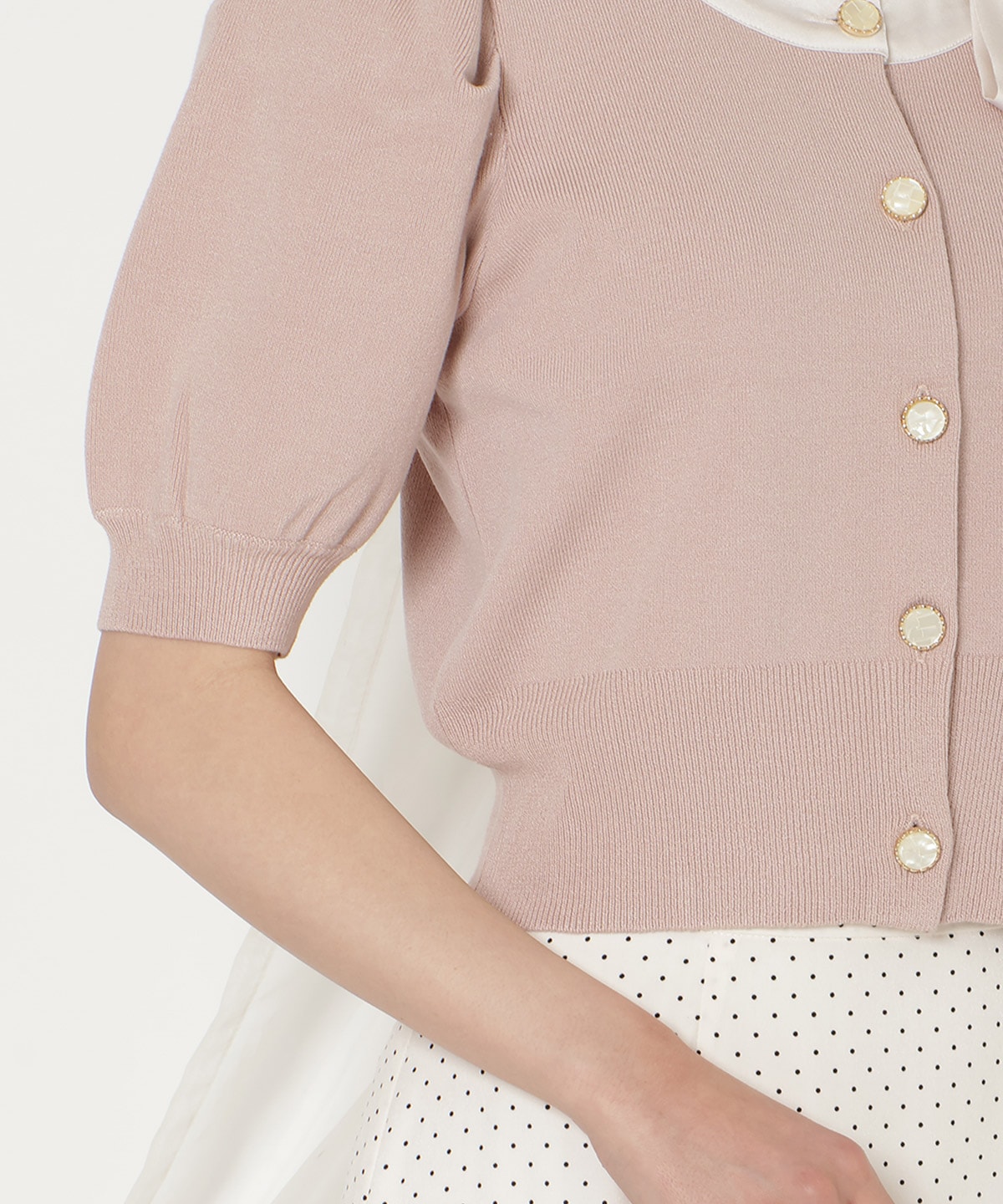 【2/27(fri)発売】リボンパフカーディガン