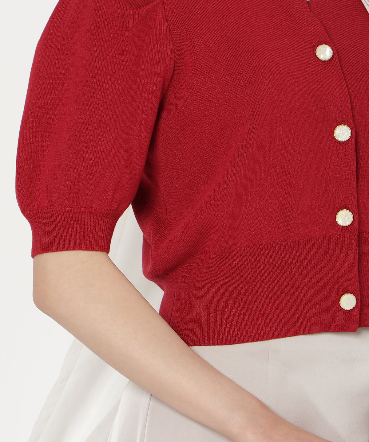 【2/27(fri)発売】リボンパフカーディガン