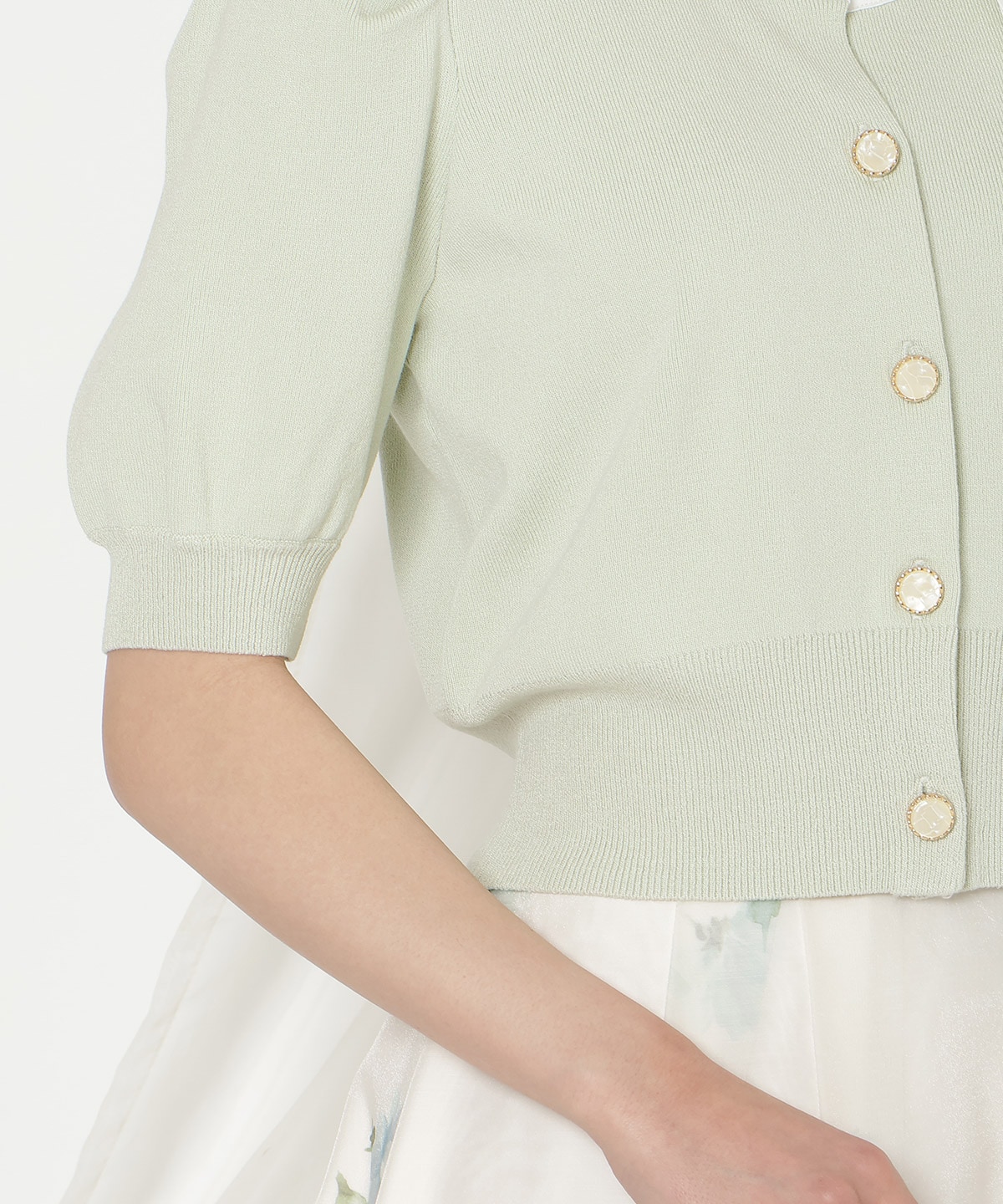 【2/27(fri)発売】リボンパフカーディガン