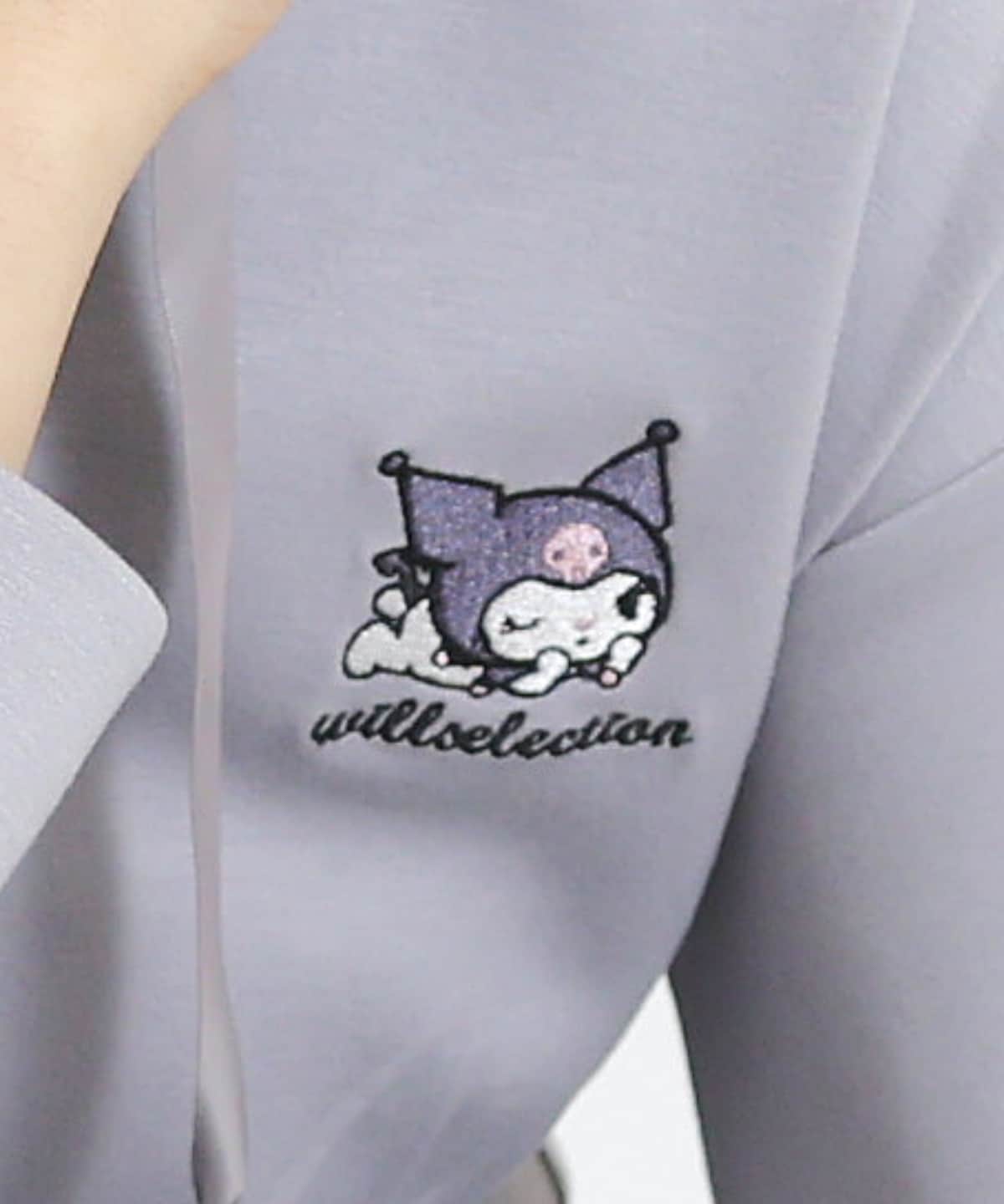 【9/17(thu)10時発売】WILLSELECTION×マイメロディ&クロミ 刺繍フリルフードパーカーワンピース