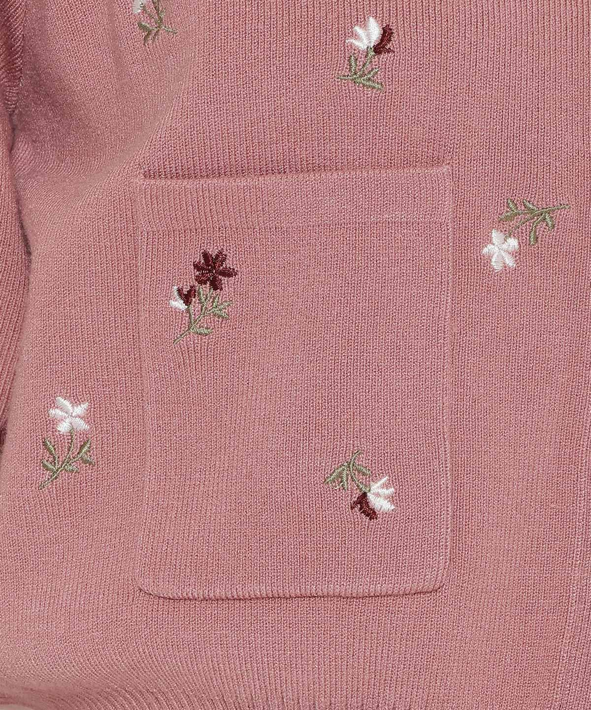 【8/7(fri)20時発売】モチーフ刺繍カーディガン