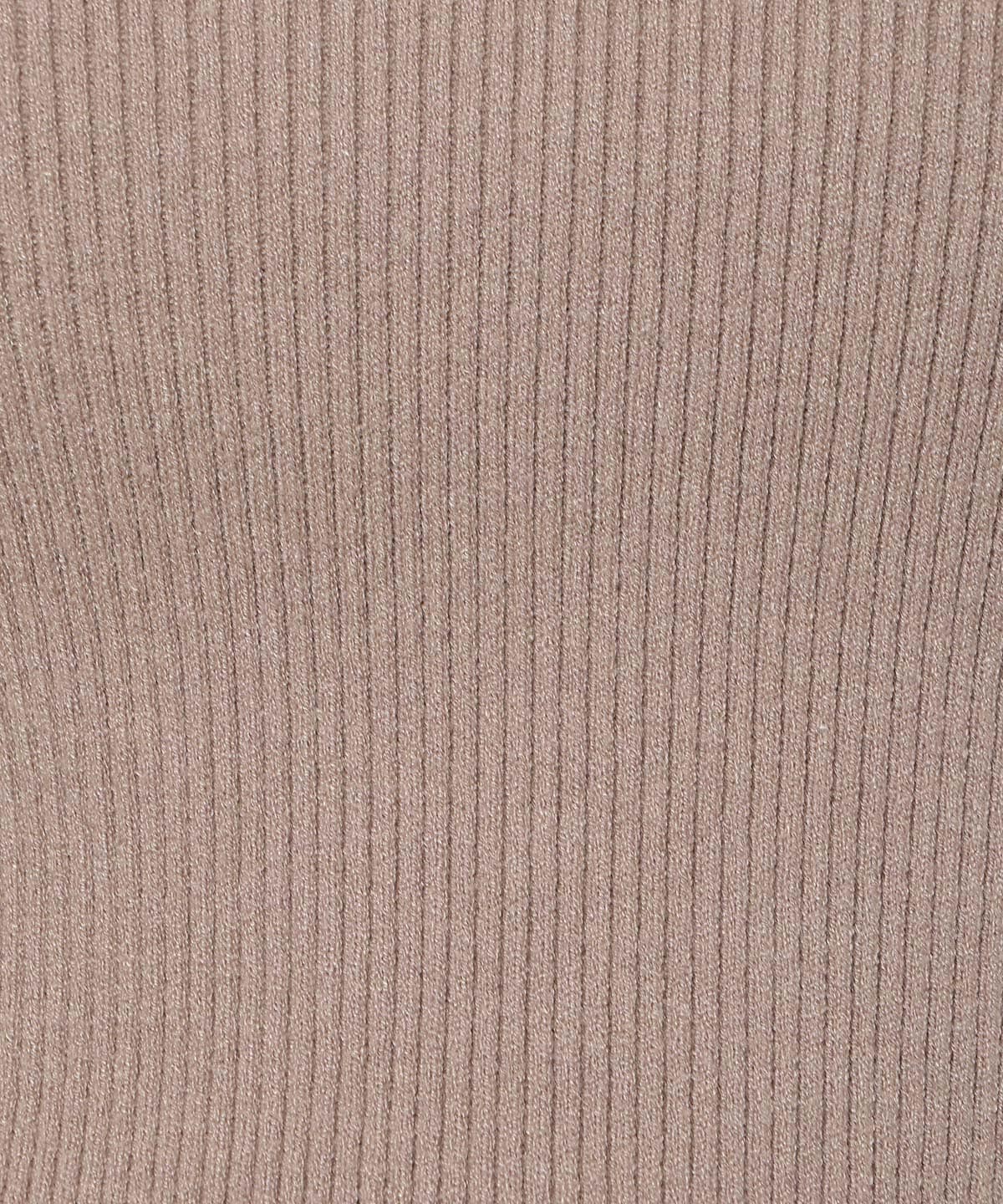 シャツドッキングリブニット