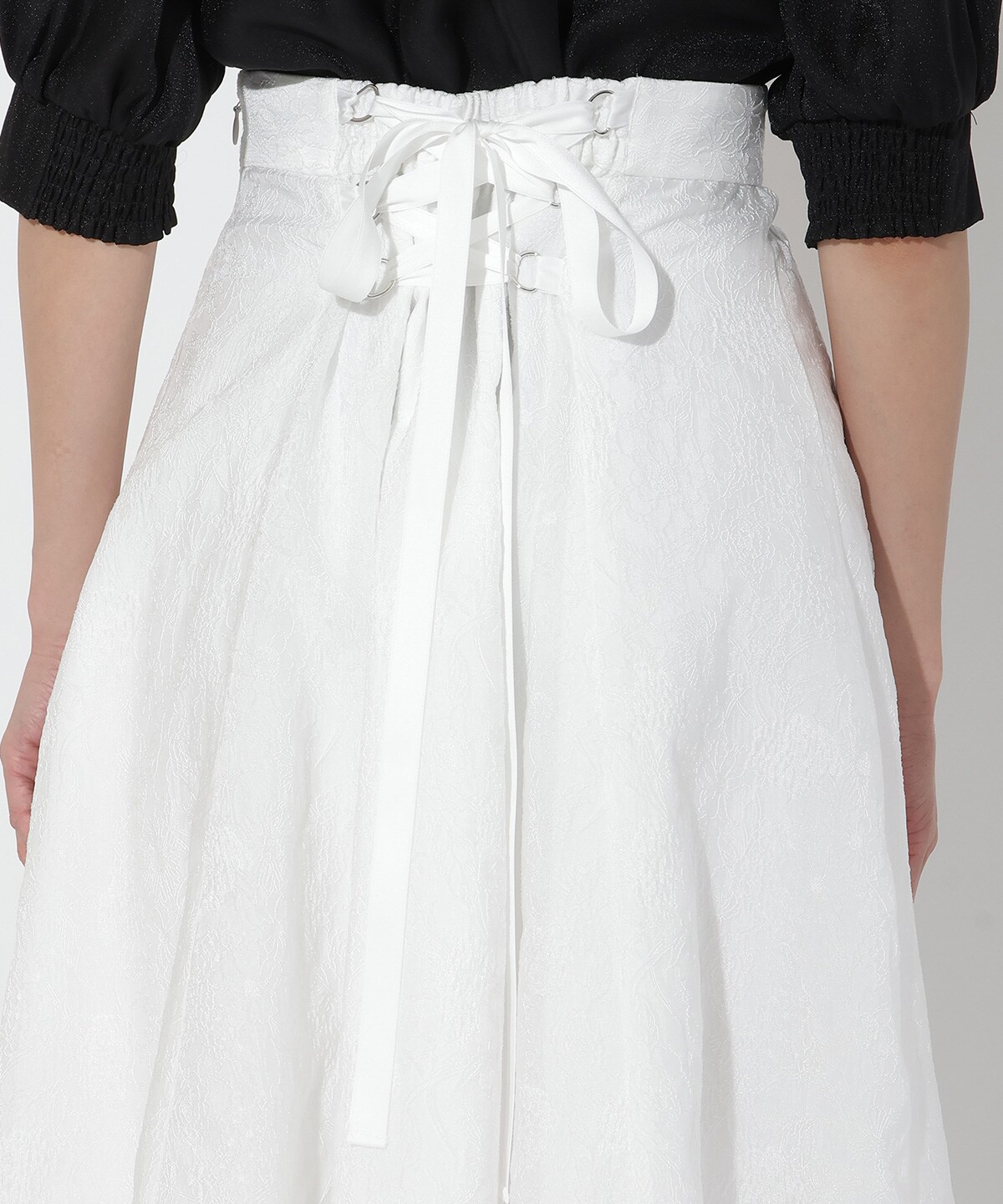 Instagram人気アイテム】シアージャガードフレアスカート(F オフ  