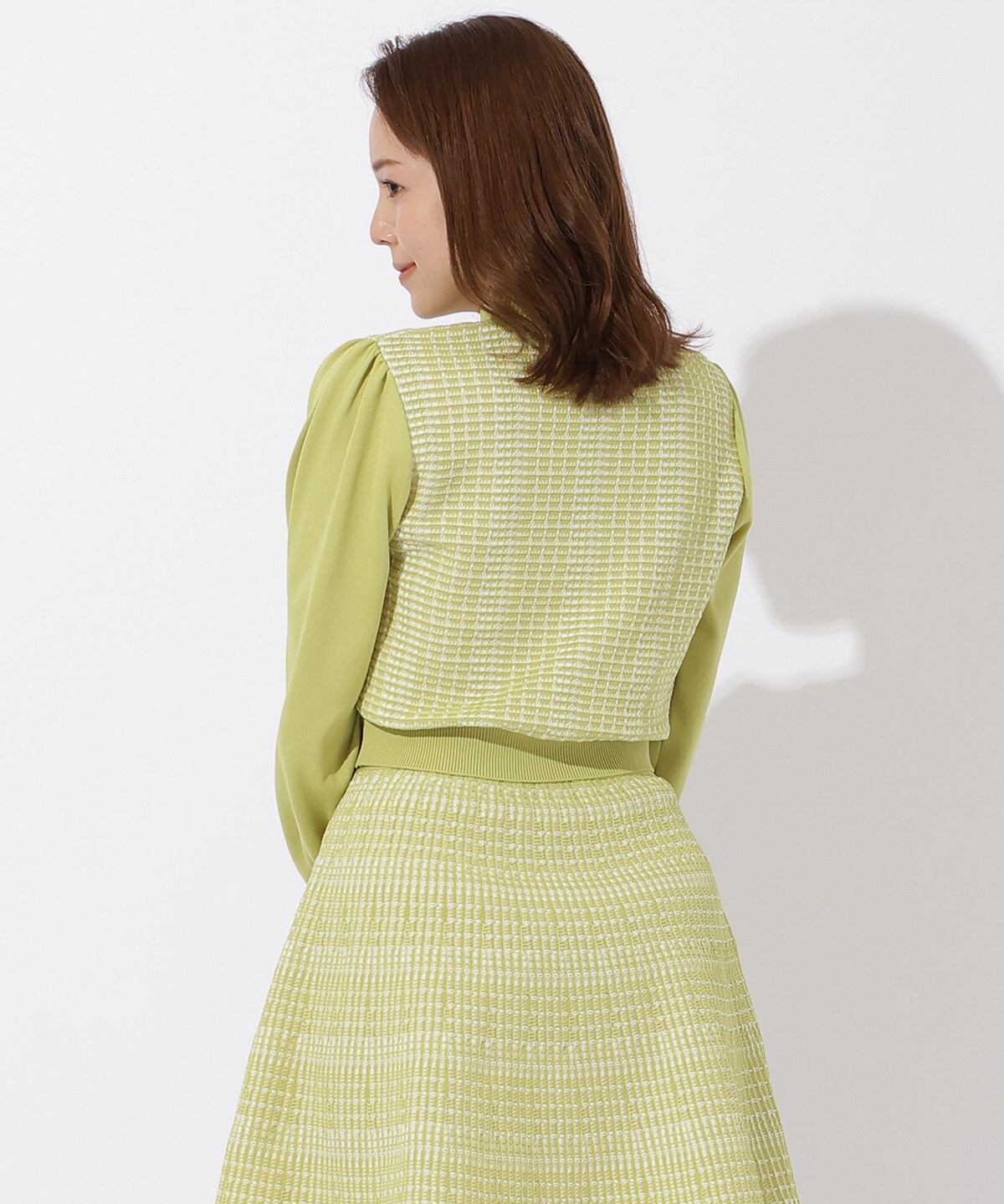 ジャガードニットプルオーバー