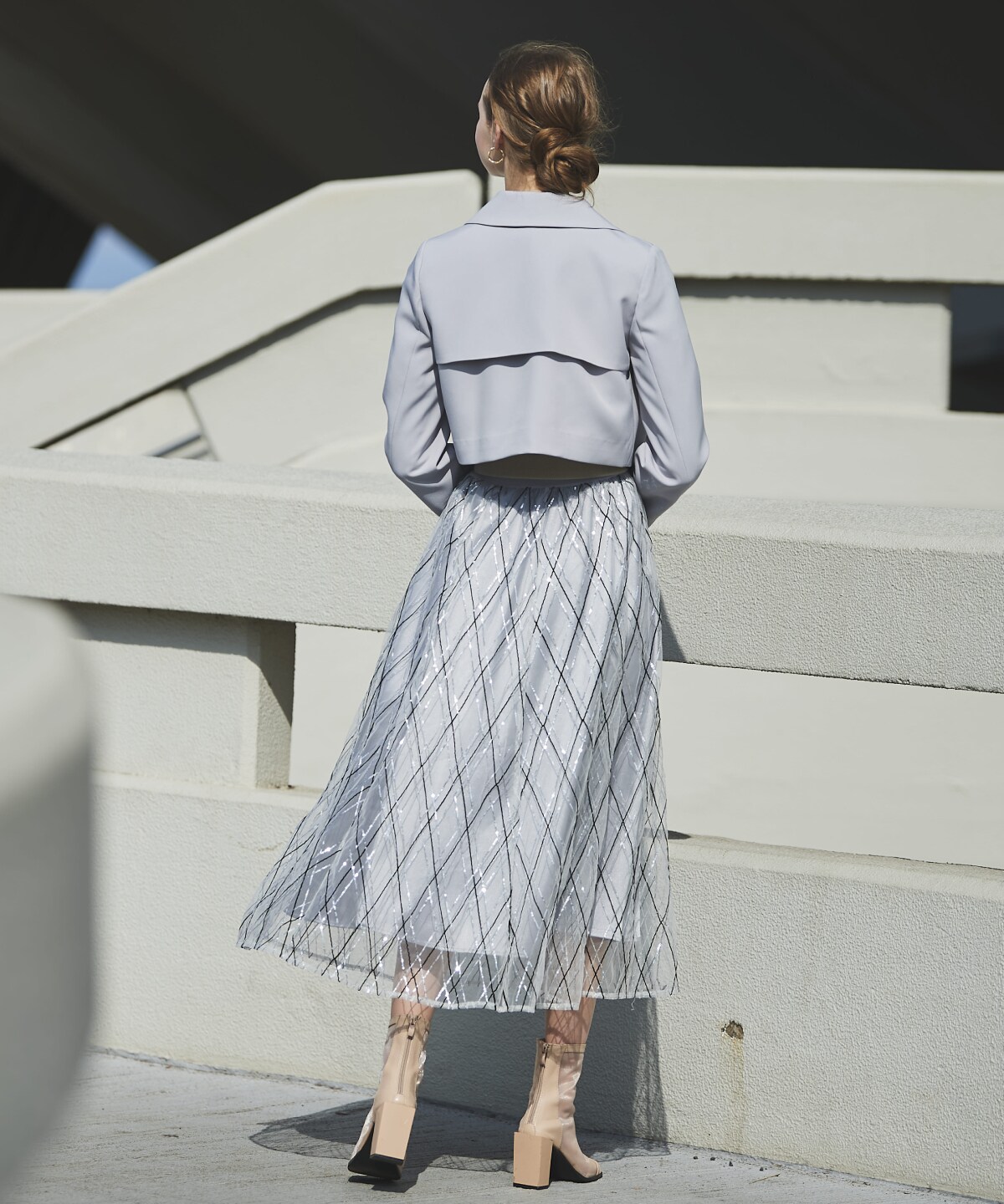 ダブルクロスショートトレンチ