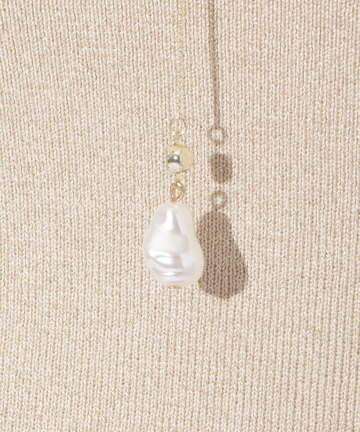 ラメニットバックチェーンプルオーバー