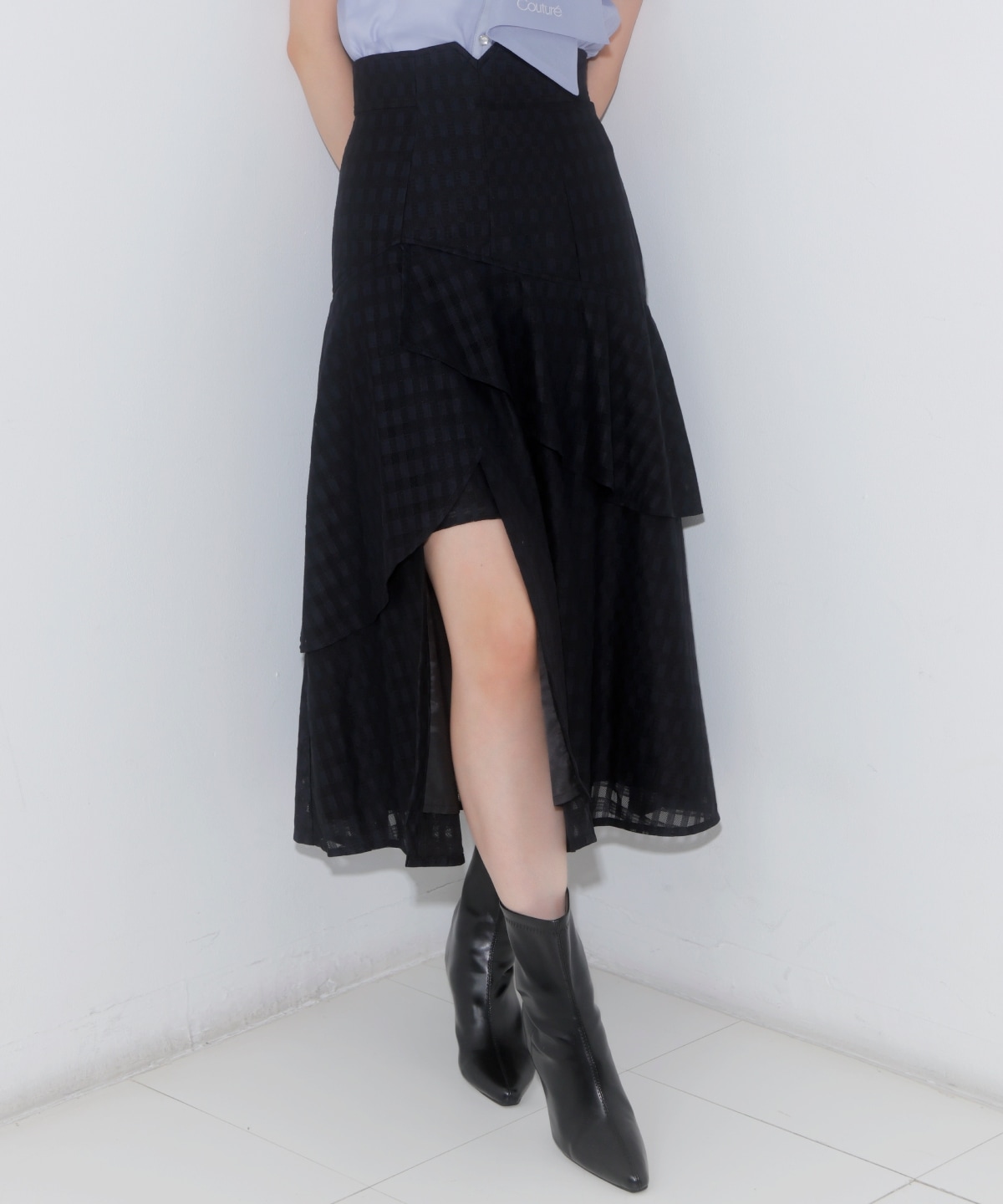 レースティアードスカート