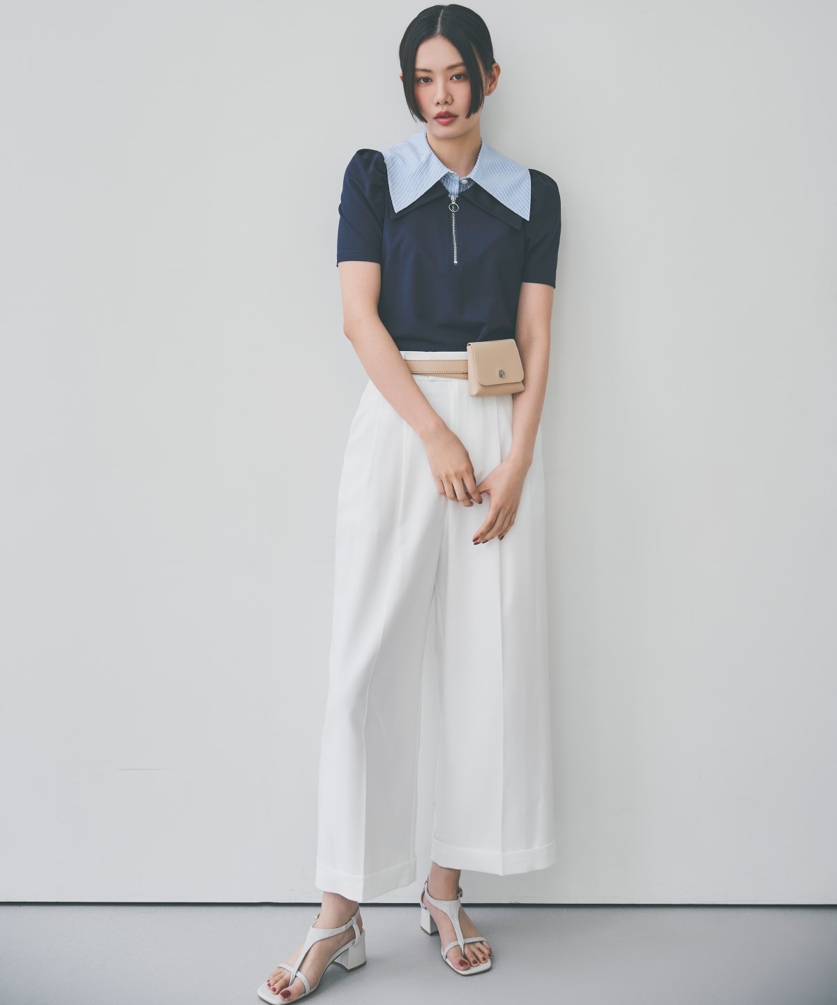 2タックワイドパンツ