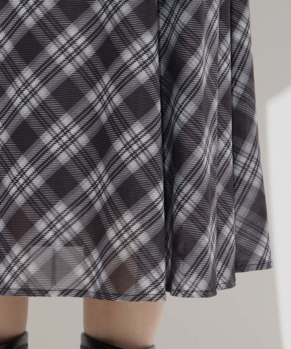 バイヤスチェックキャミワンピース