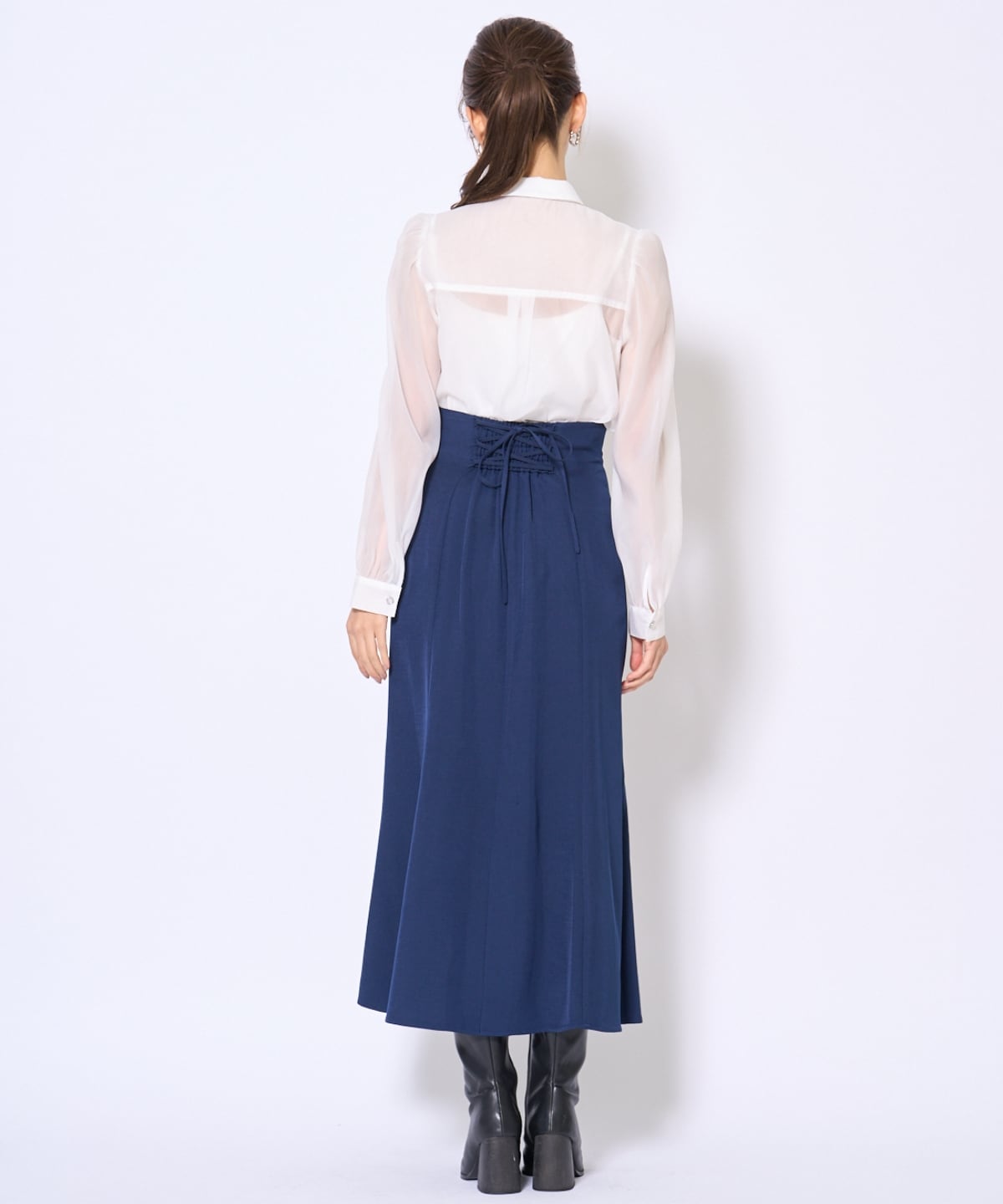 フロントZIPマーメイドスカート