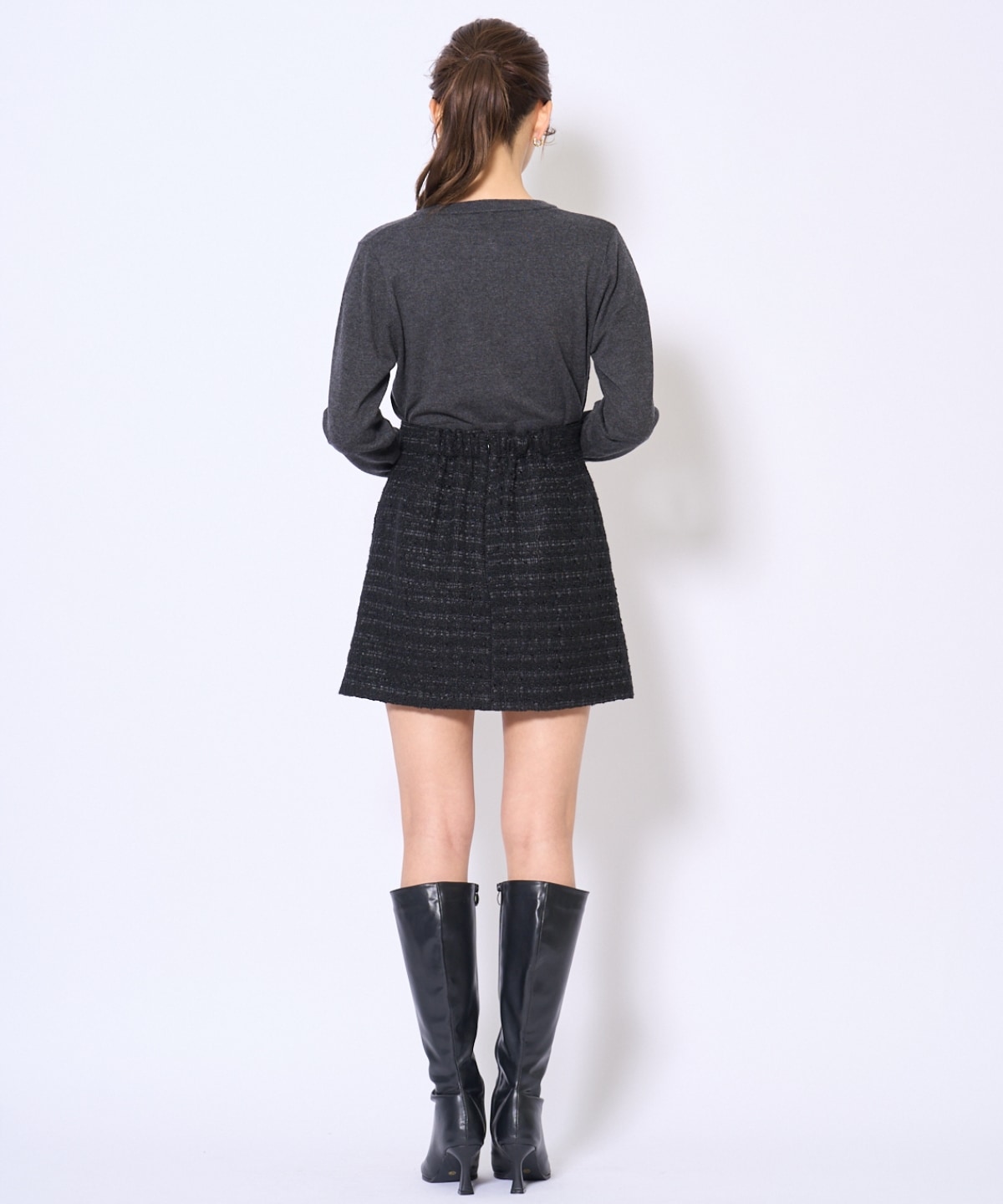 日本製ツイードミニスカート
