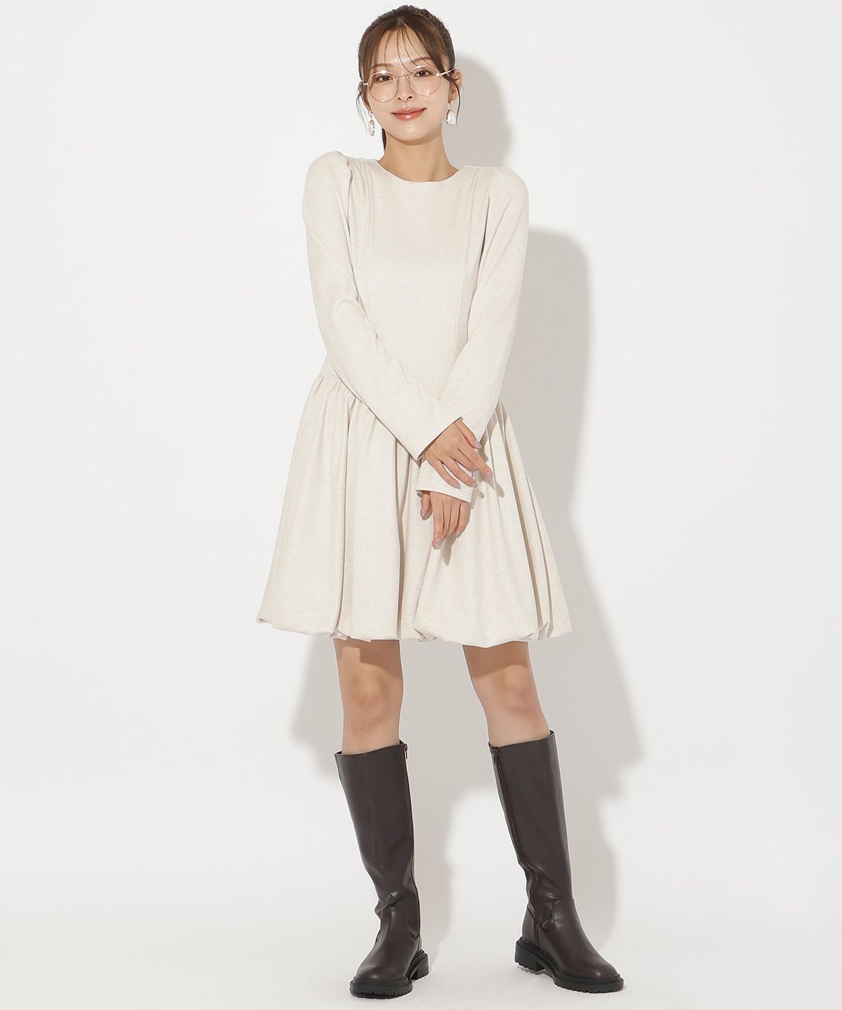 バルーンミニワンピース