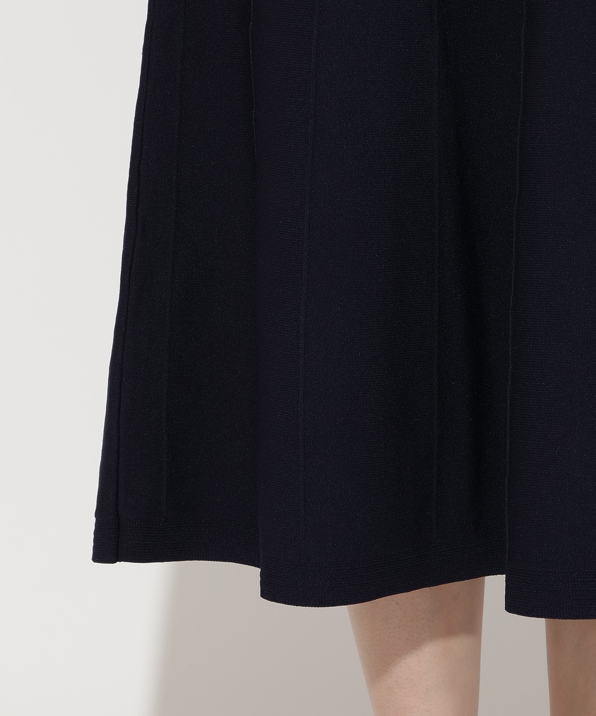 ニットビスチェ風スキッパーワンピース