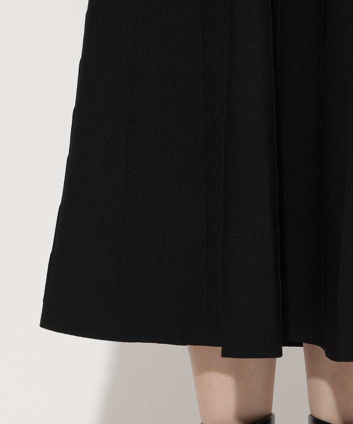 ニットビスチェ風スキッパーワンピース