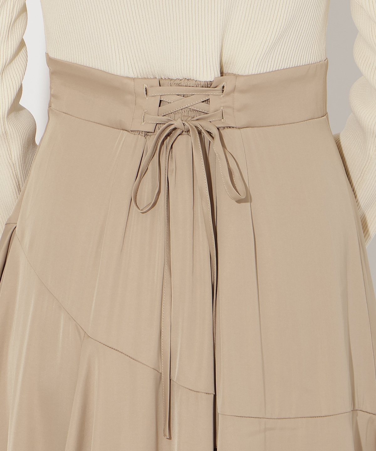 アシメスカートドッキングワンピース