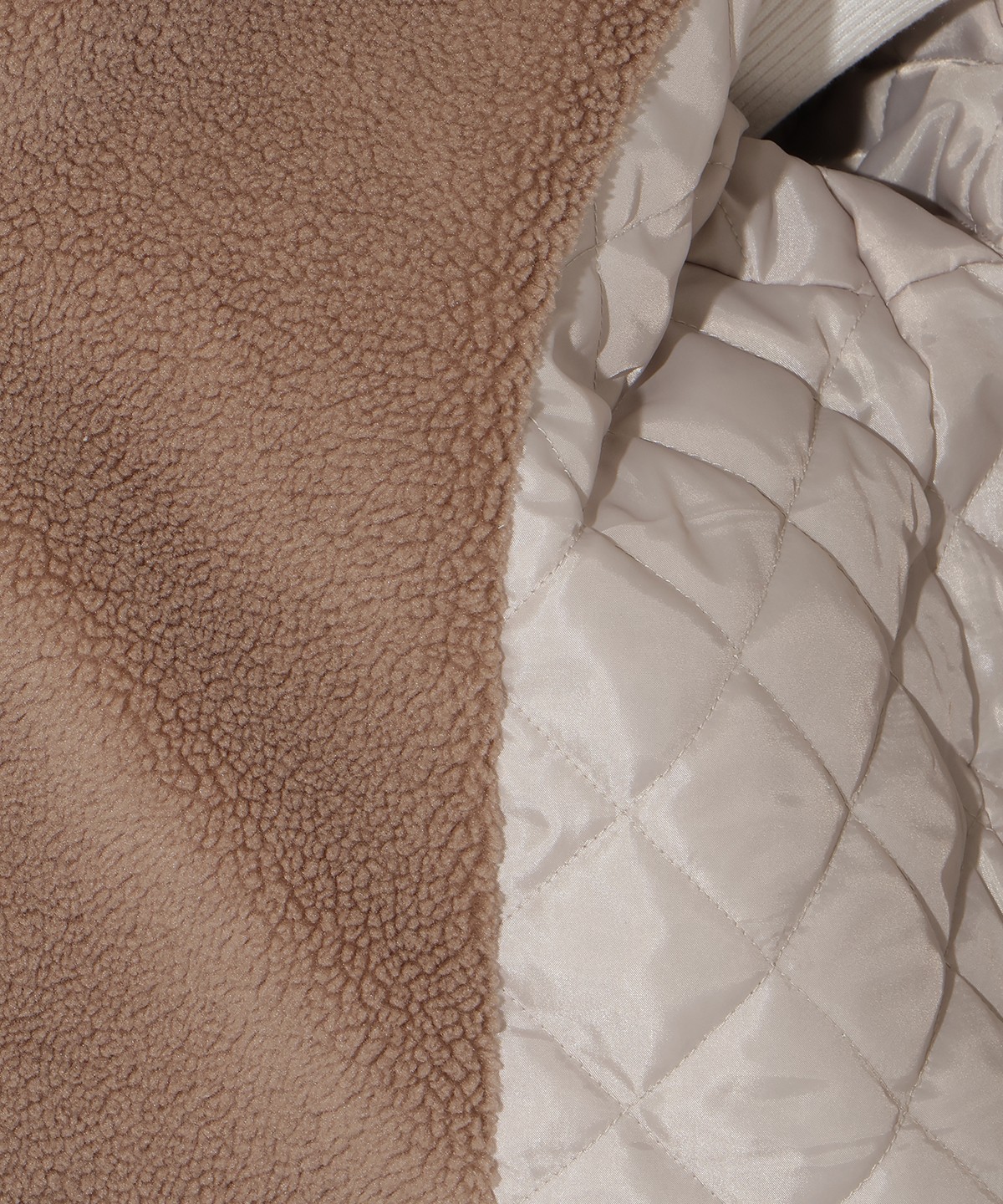 ムートンボアライダースブルゾン