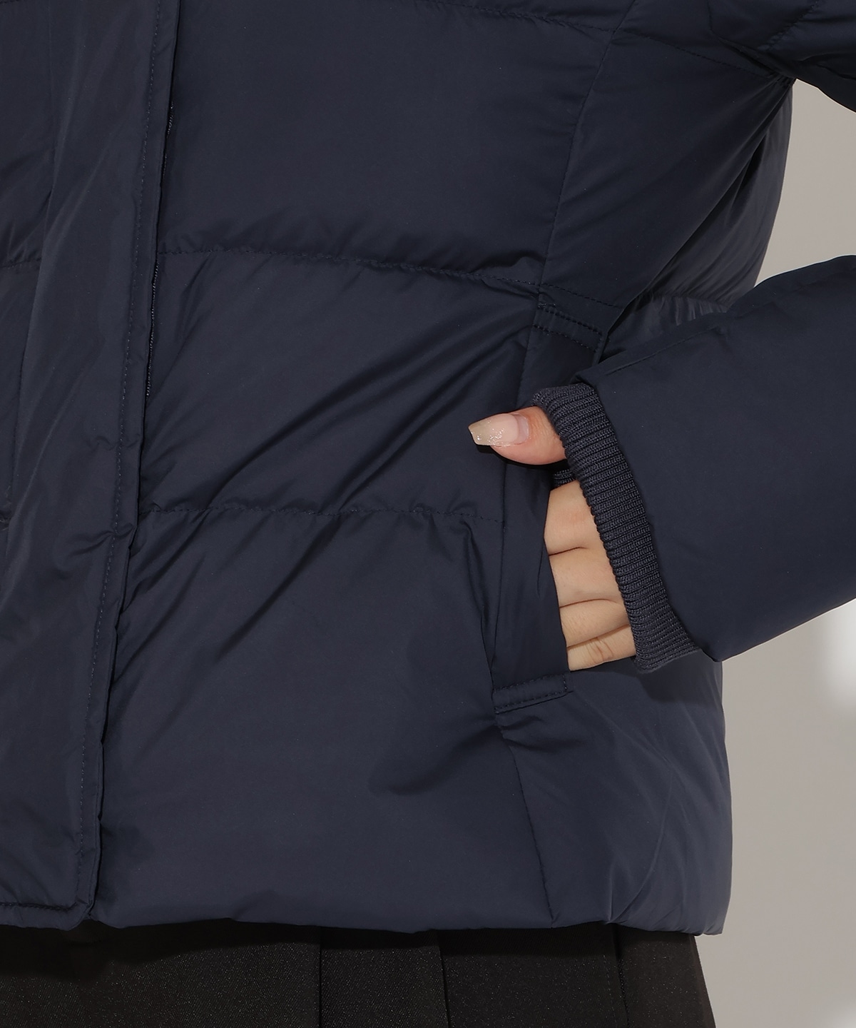 FOXファー付きショートダウン