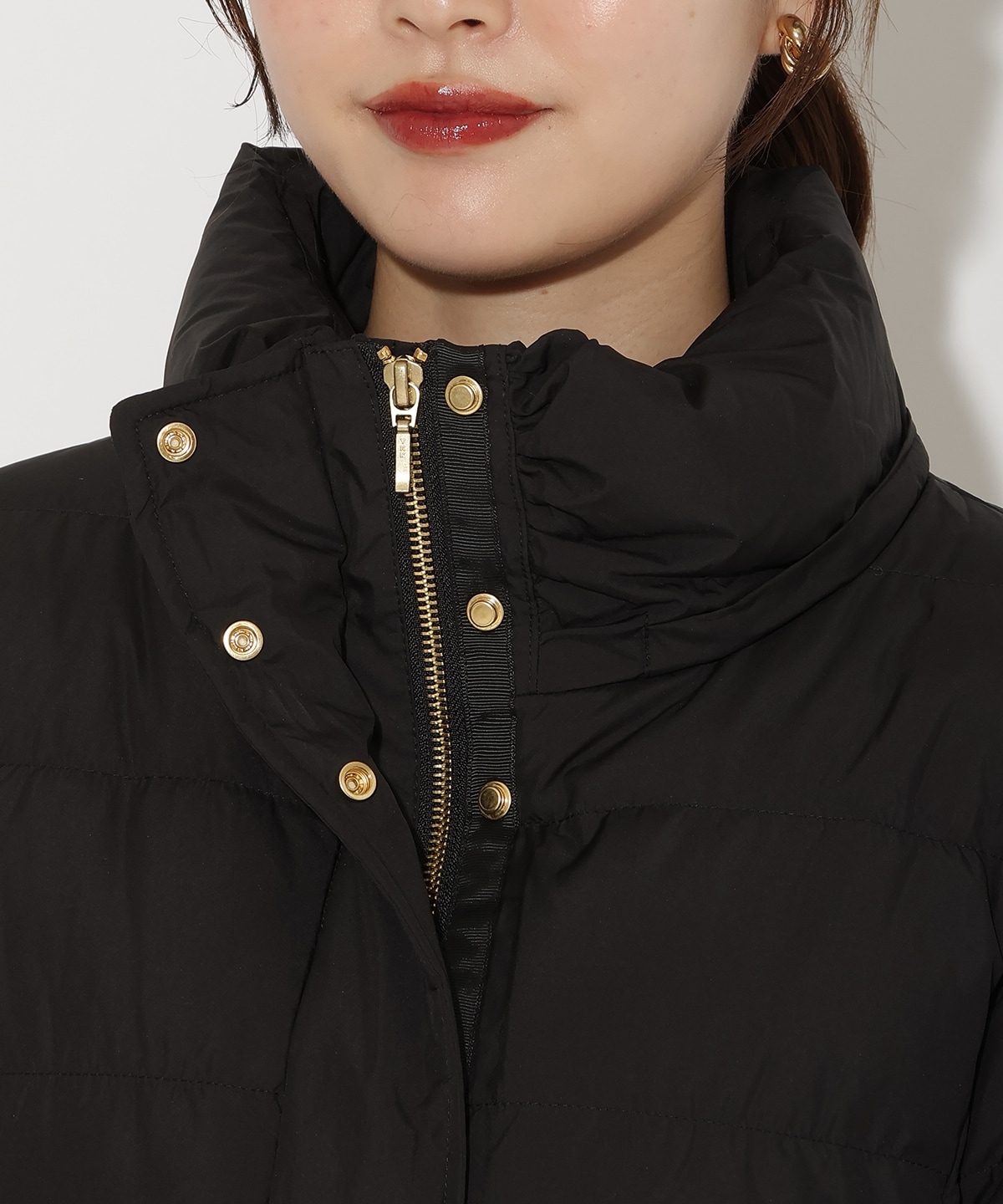 FOXファー付きショートダウン