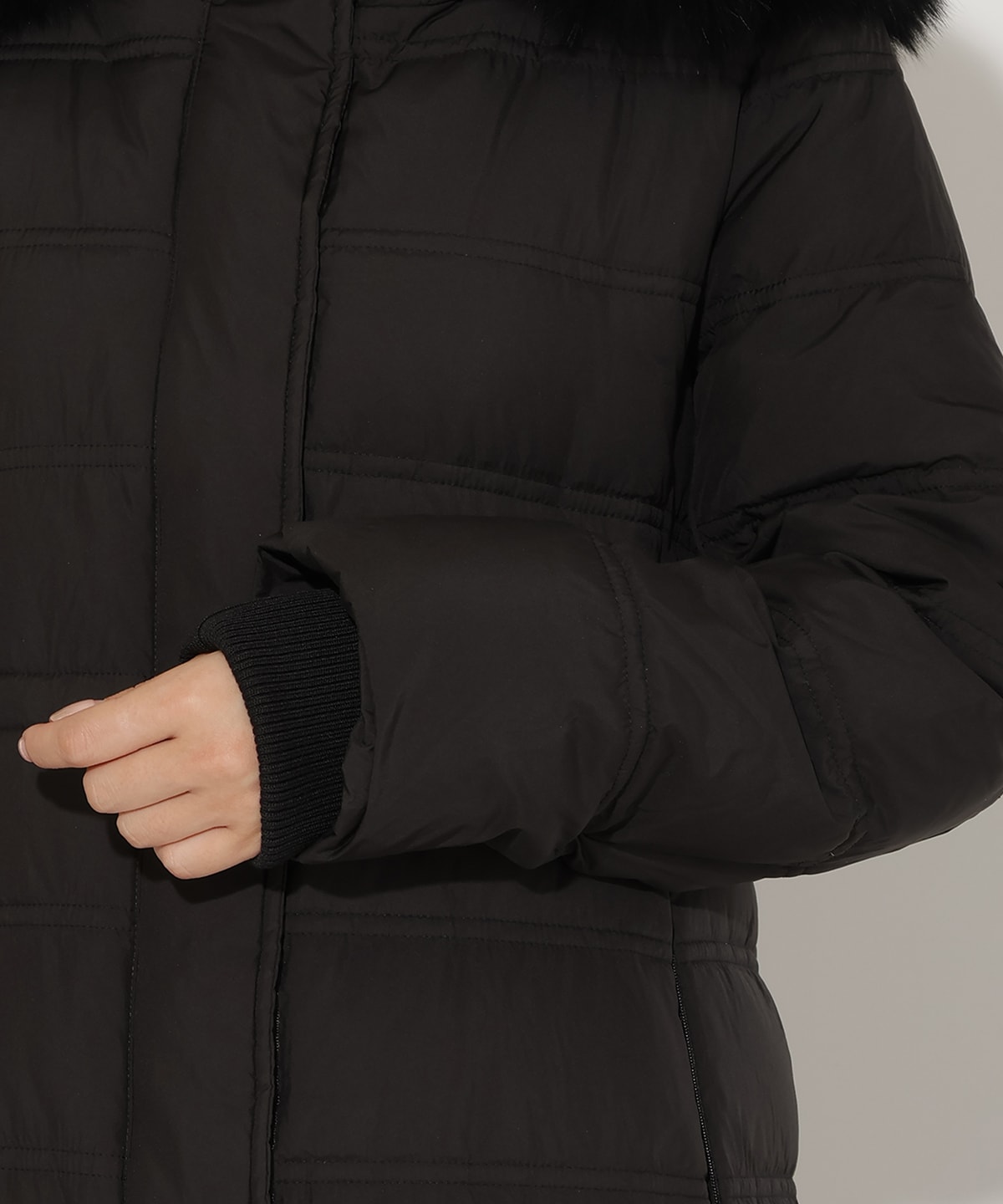 FOXファー付きスーパーロングダウン