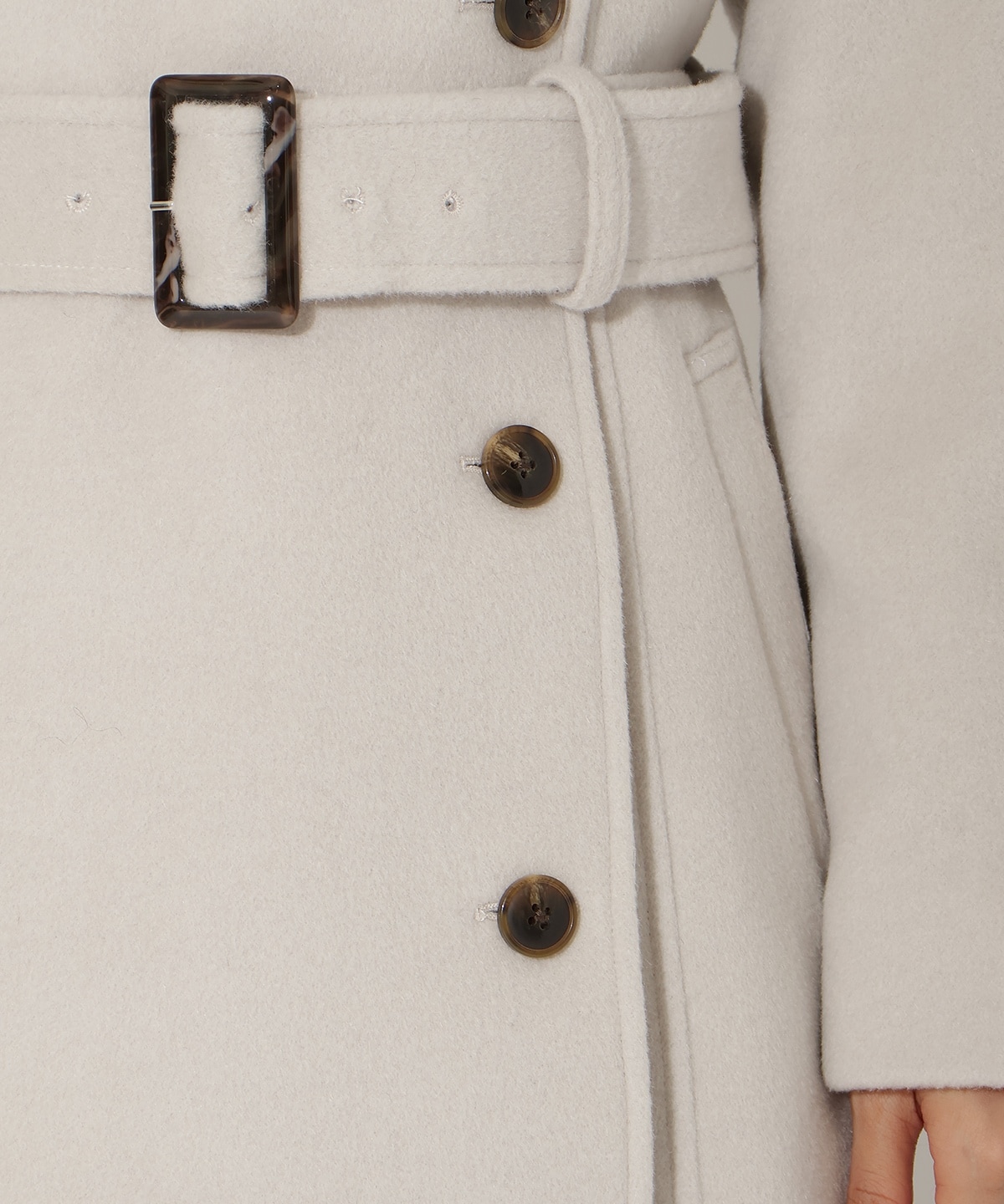 ウールビーバーロングコート