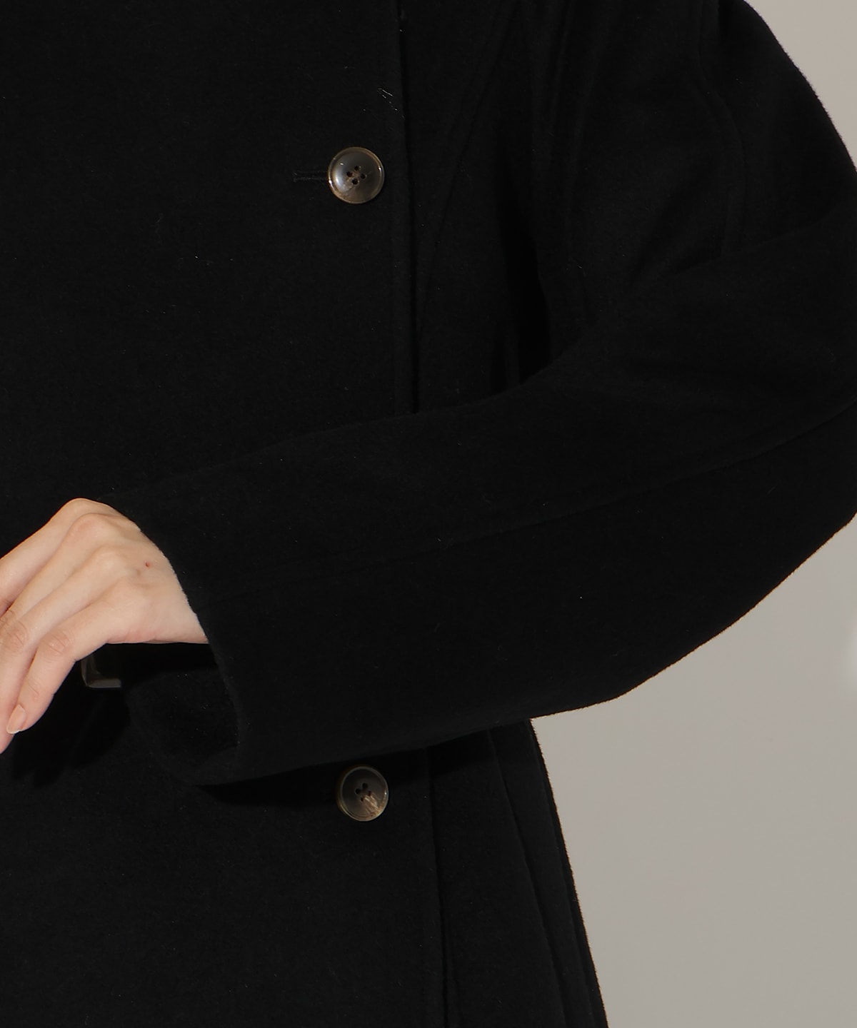 ウールビーバーロングコート