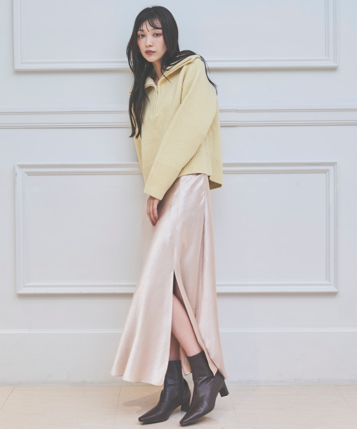 ZIPビッグカラープルオーバー