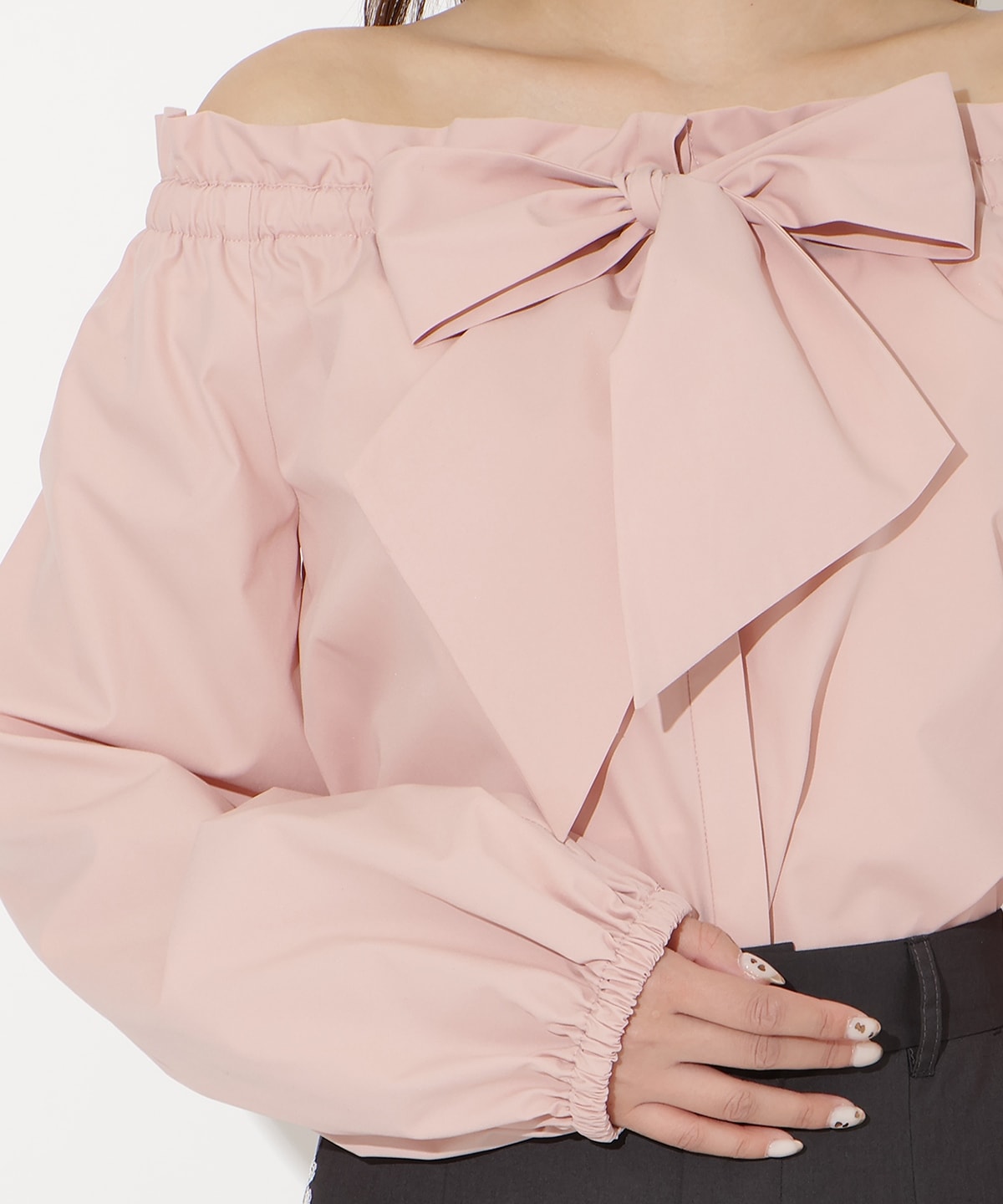 【先行予約受付中】ドロストボウタイ2WAYブラウス