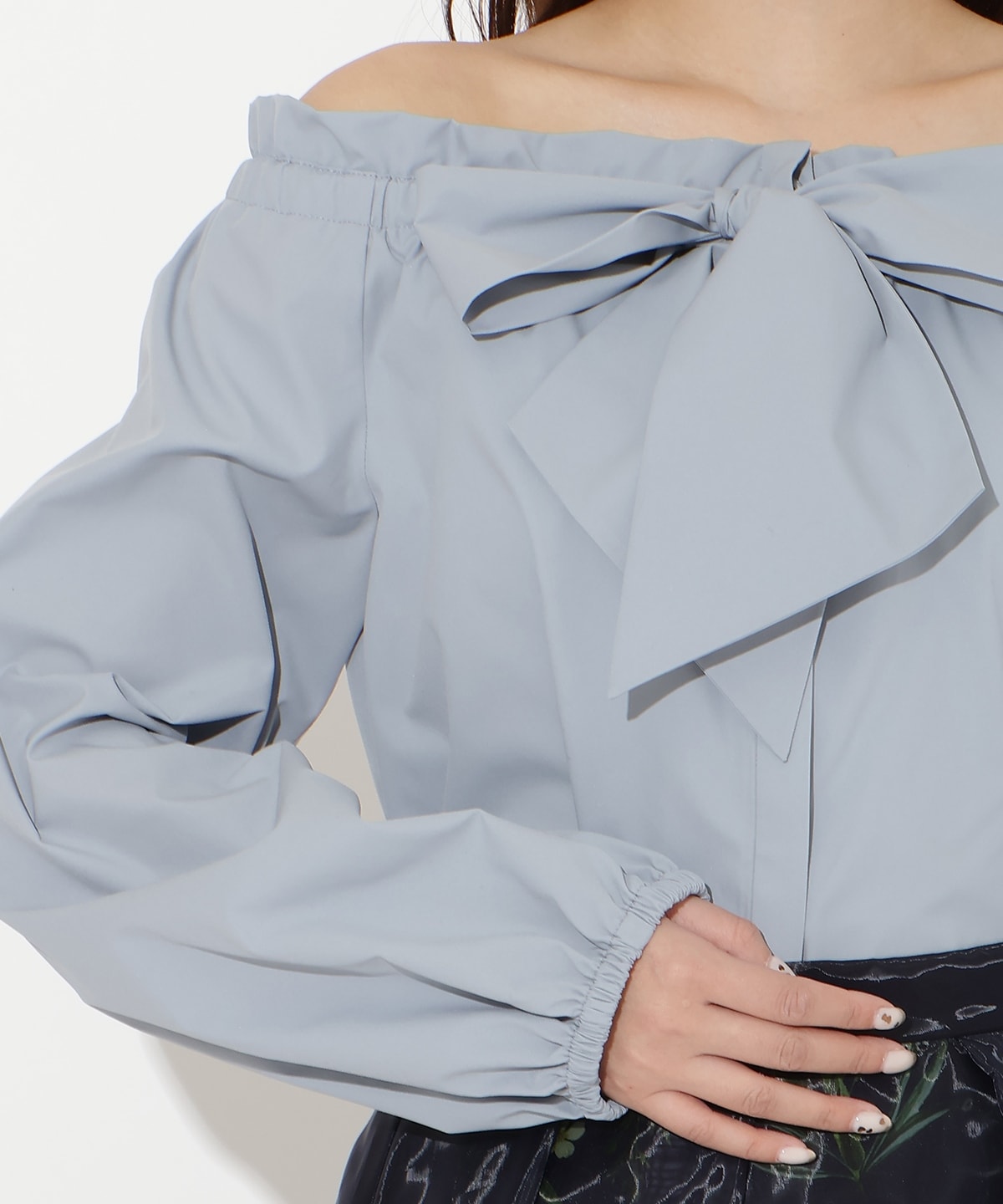 【先行予約受付中】ドロストボウタイ2WAYブラウス