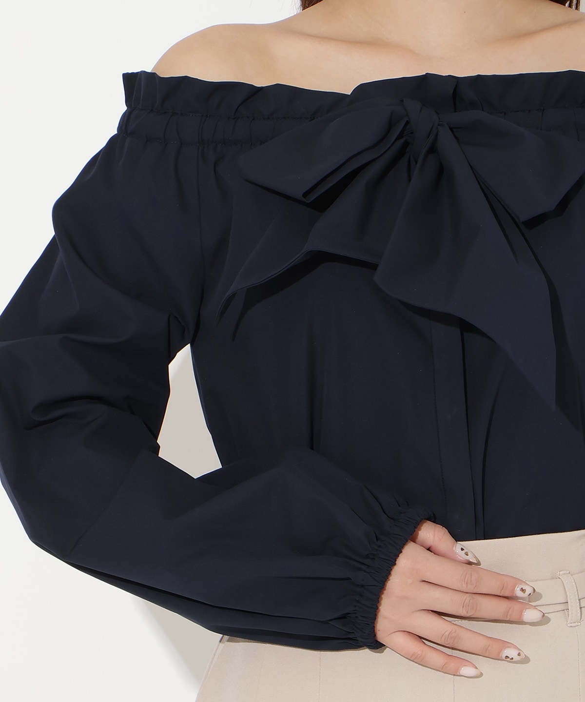 【先行予約受付中】ドロストボウタイ2WAYブラウス