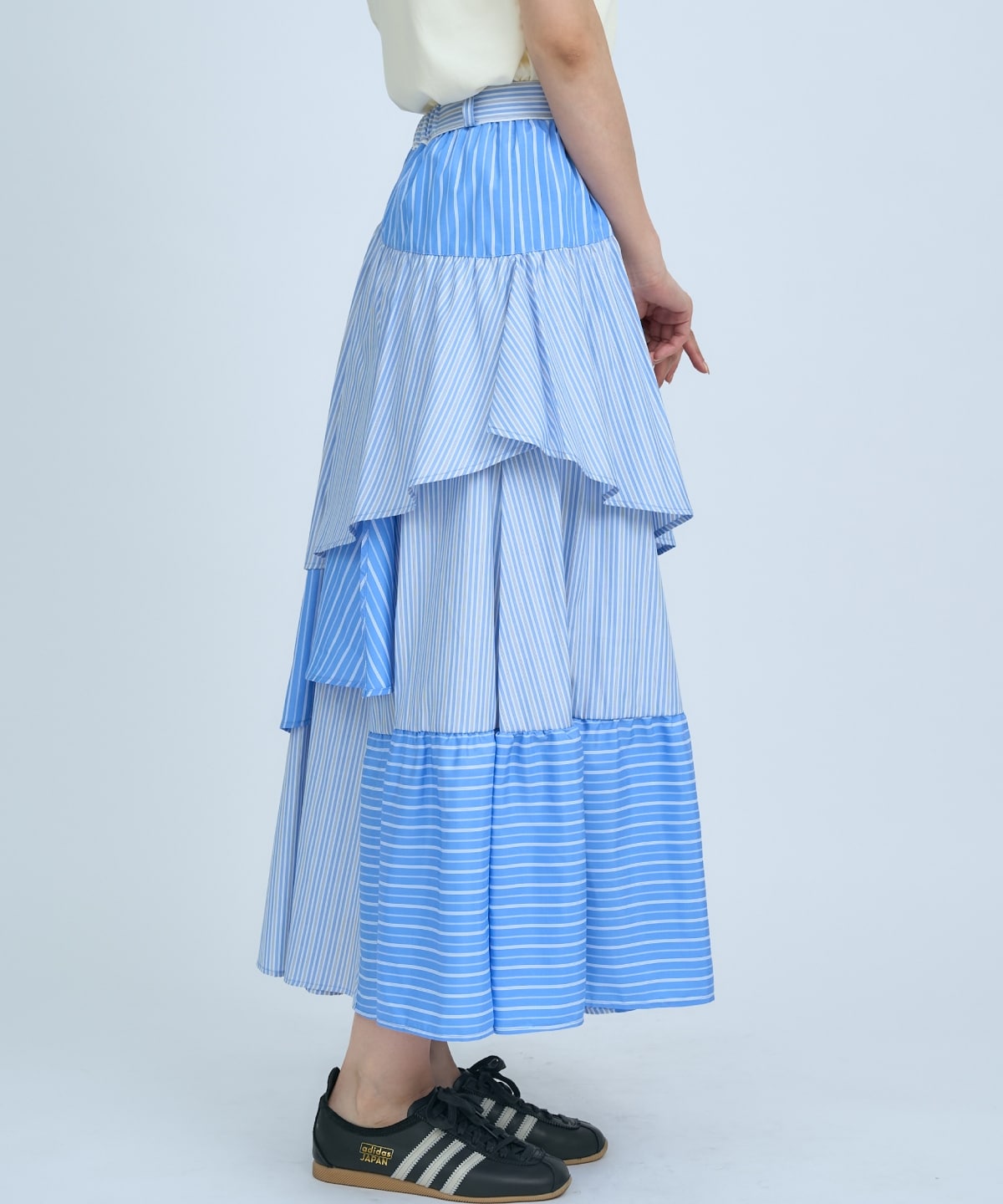 マルチストライプスカート