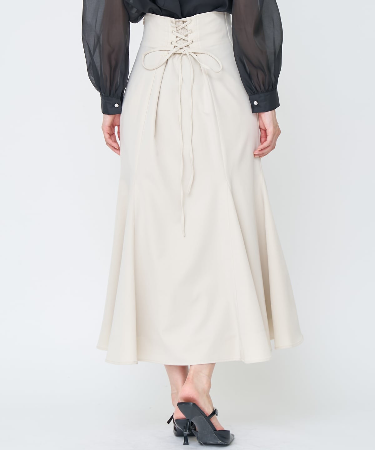 【先行予約受付中】バックレースアップマーメイドスカート