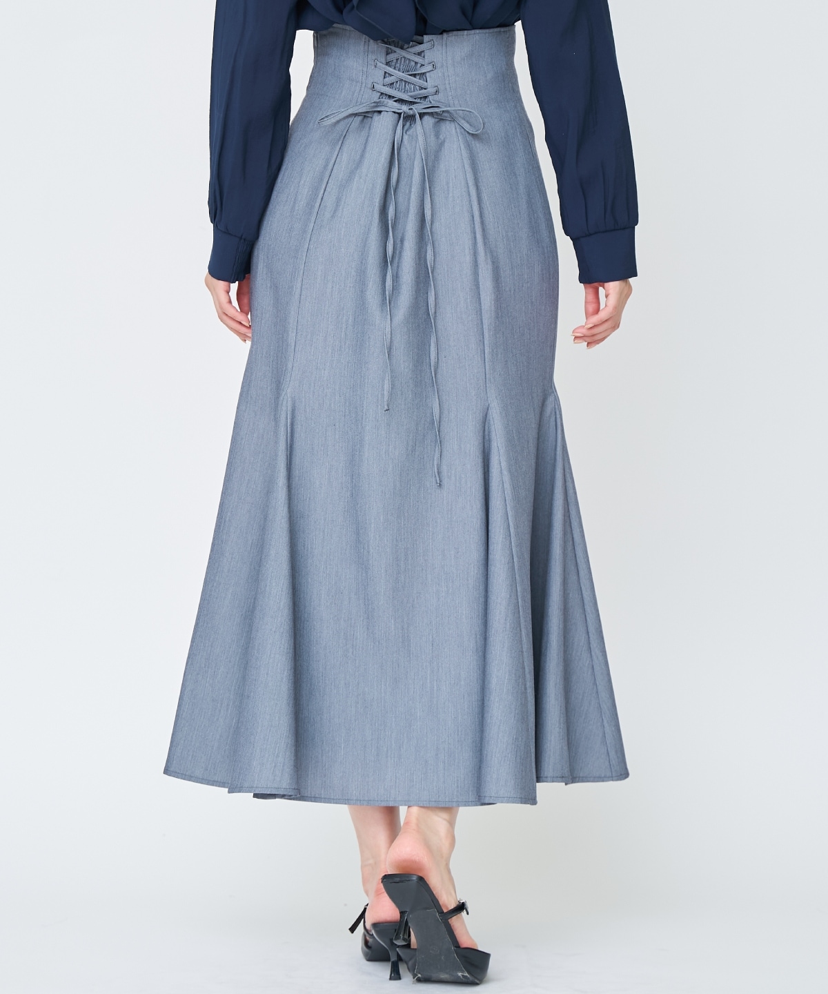 【先行予約受付中】バックレースアップマーメイドスカート