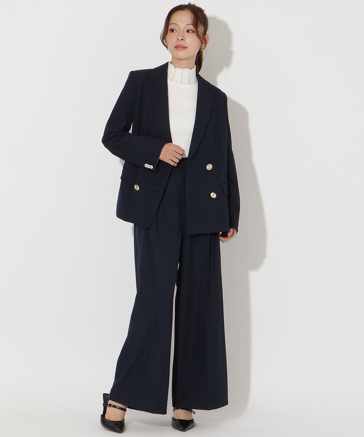 【先行予約受付中】タックワイドパンツ