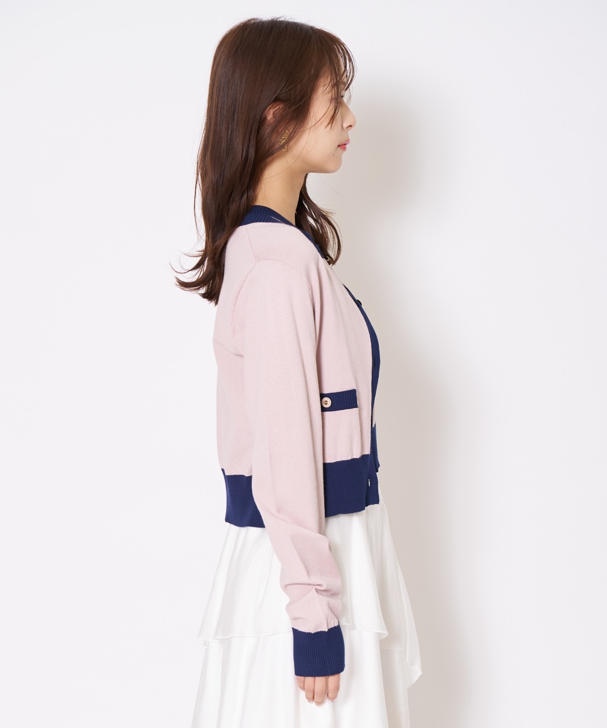 【先行予約受付中】バイカラーニットアンサンブル