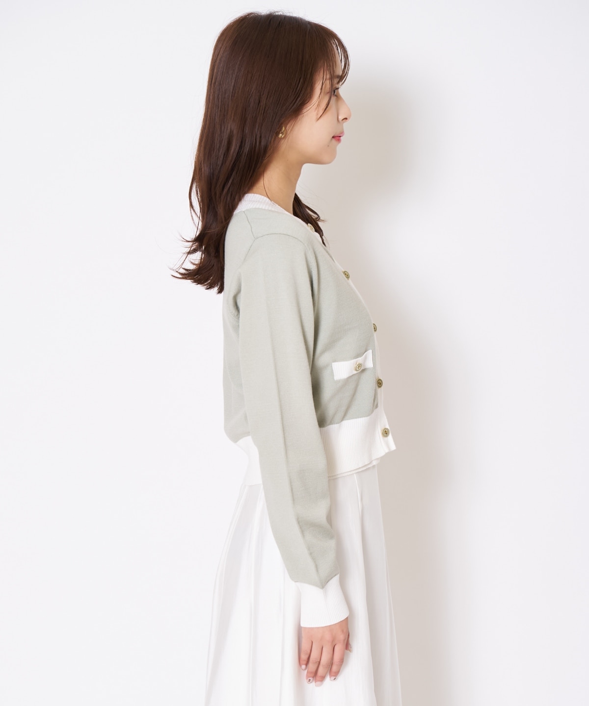 【先行予約受付中】バイカラーニットアンサンブル